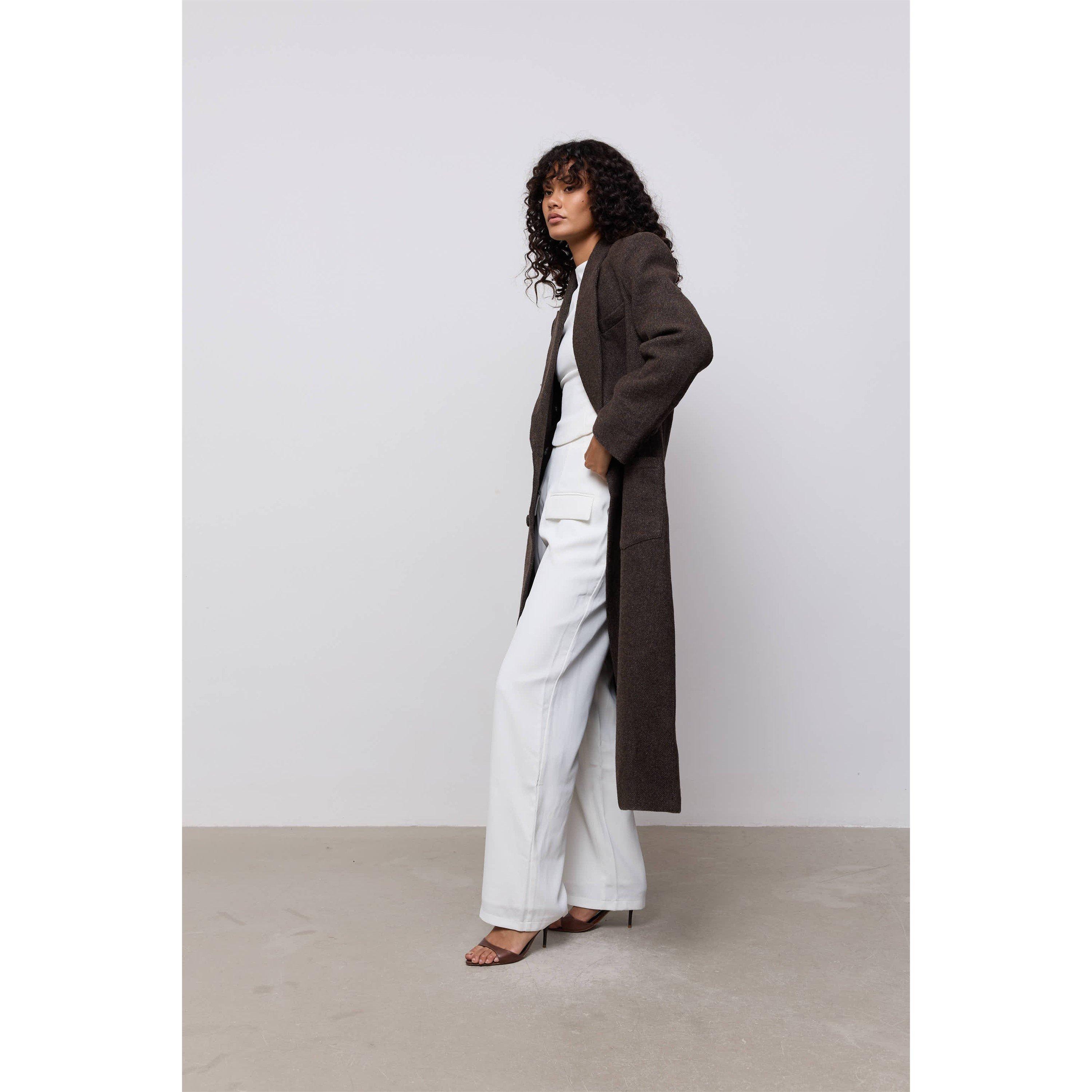 Brown Twd - Odd Muse - Odd Muse Tweed Coat - 2