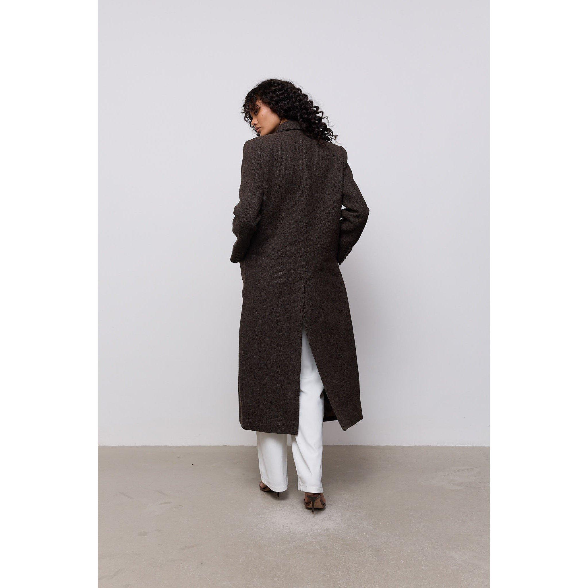 Brown Twd - Odd Muse - Odd Muse Tweed Coat - 4