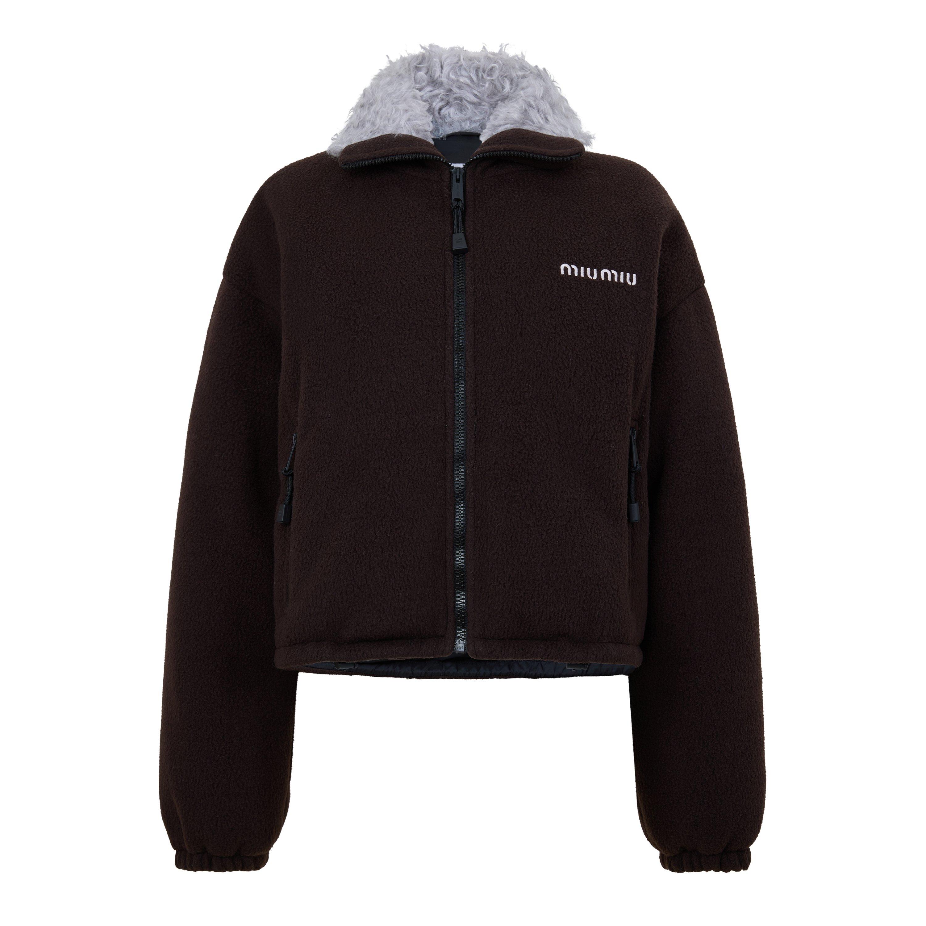 Ebano - Miu Miu - Miu Pile Jacket Ld64 - 1