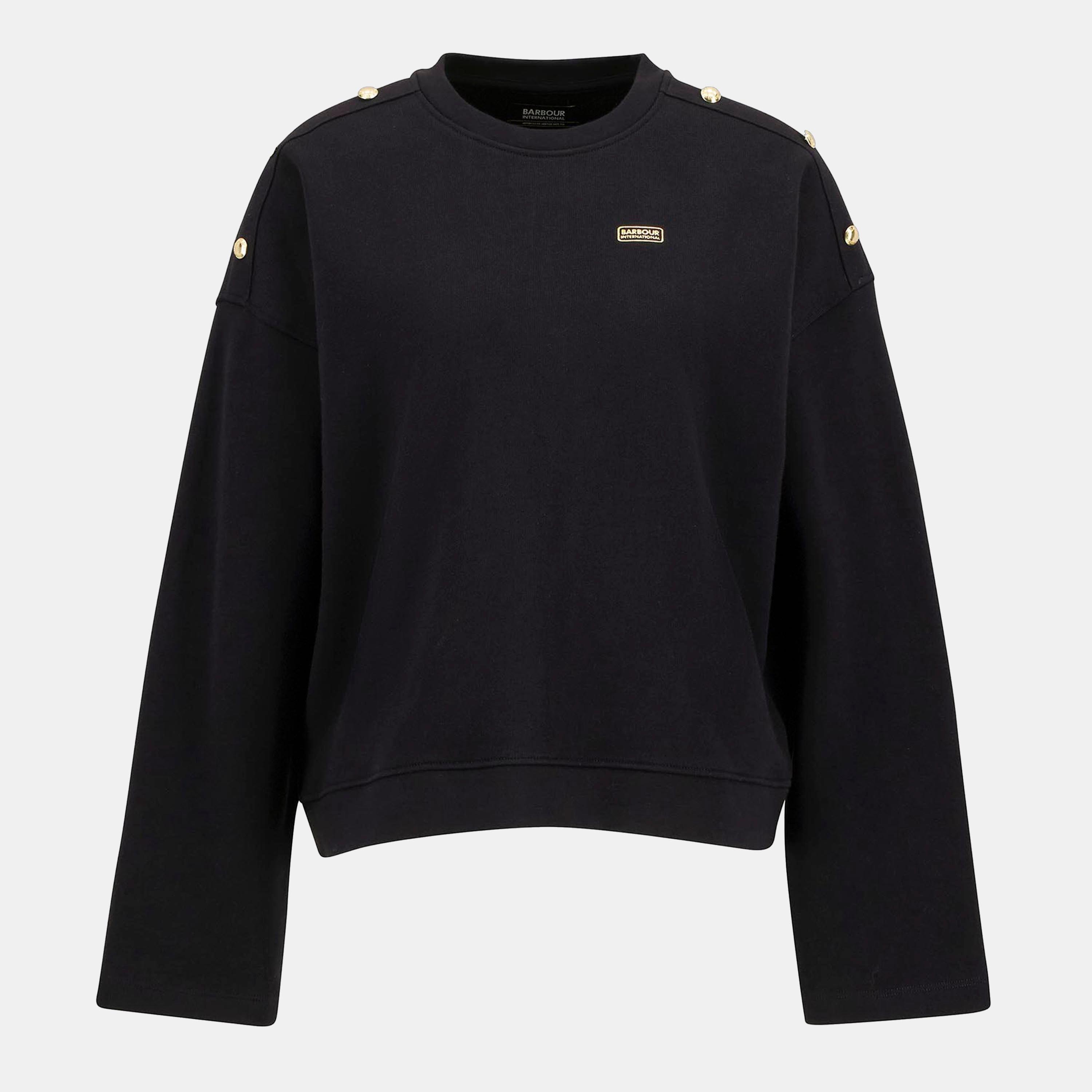 Barbour International Women's Juliana Sweatshirt - Black - 14 (L)