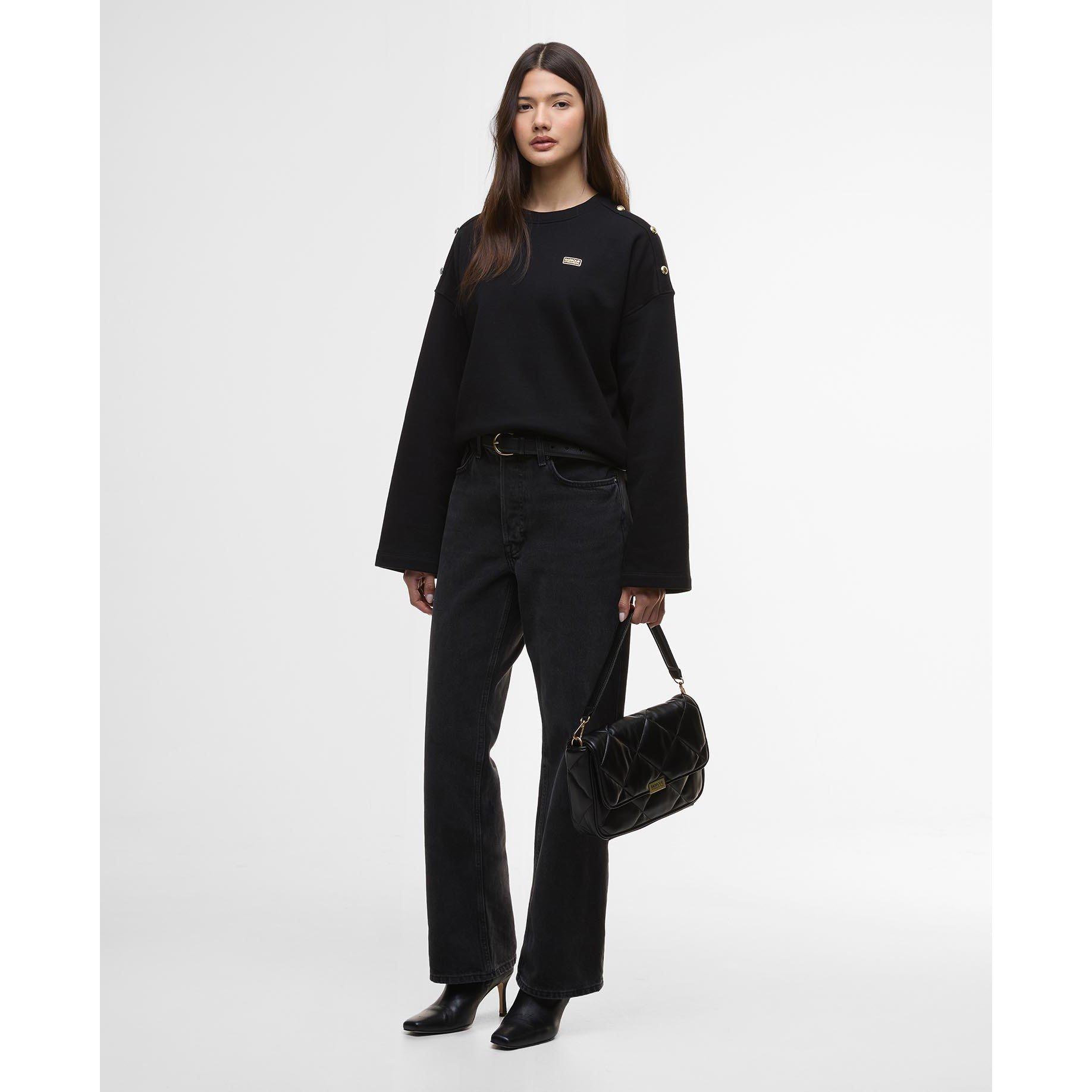 Black - Barbour International - Juliana Sweatshirt - 7