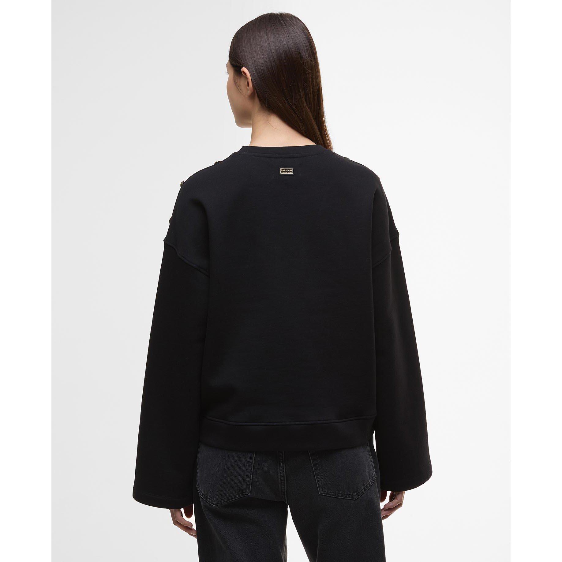 Black - Barbour International - Juliana Sweatshirt - 3