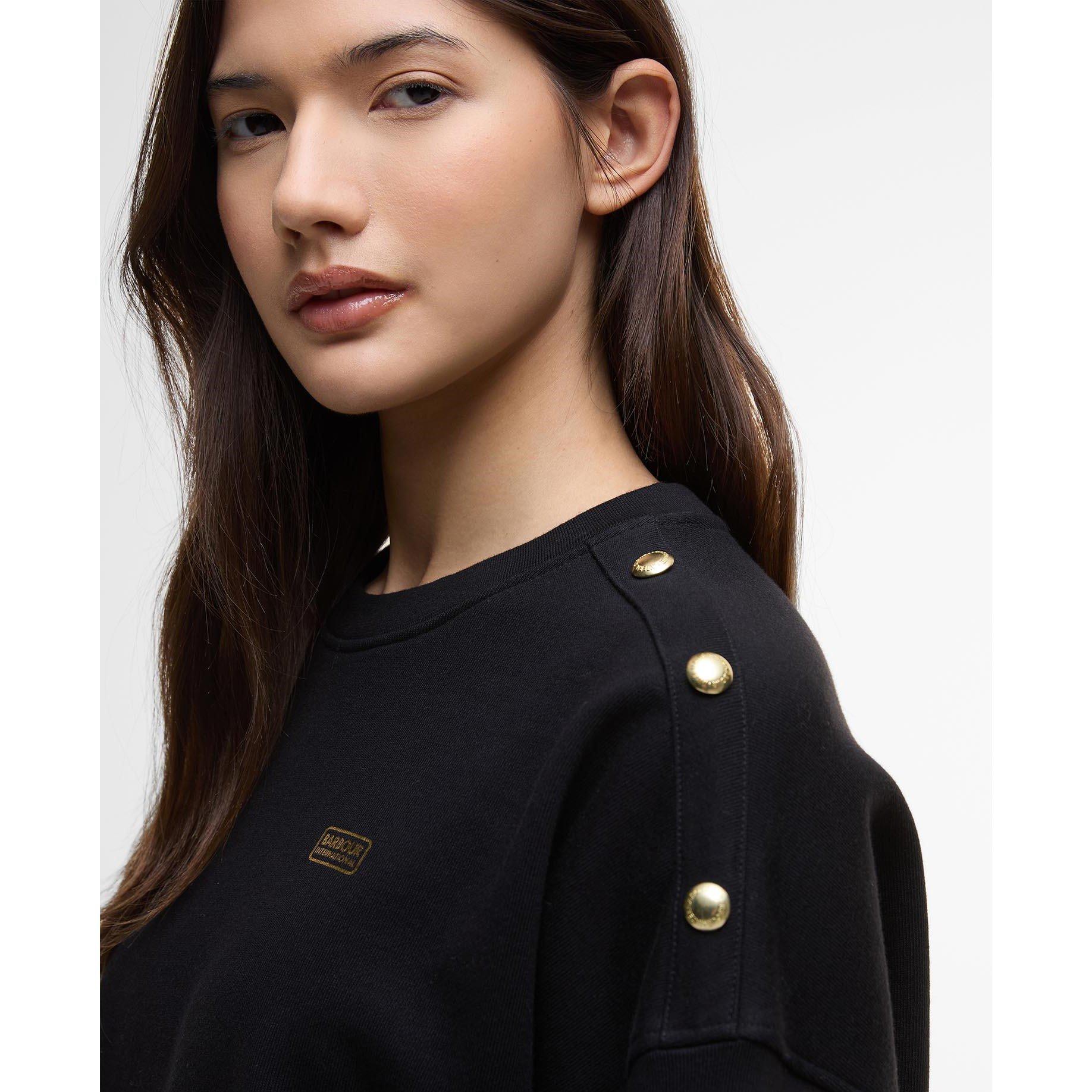Black - Barbour International - Juliana Sweatshirt - 4