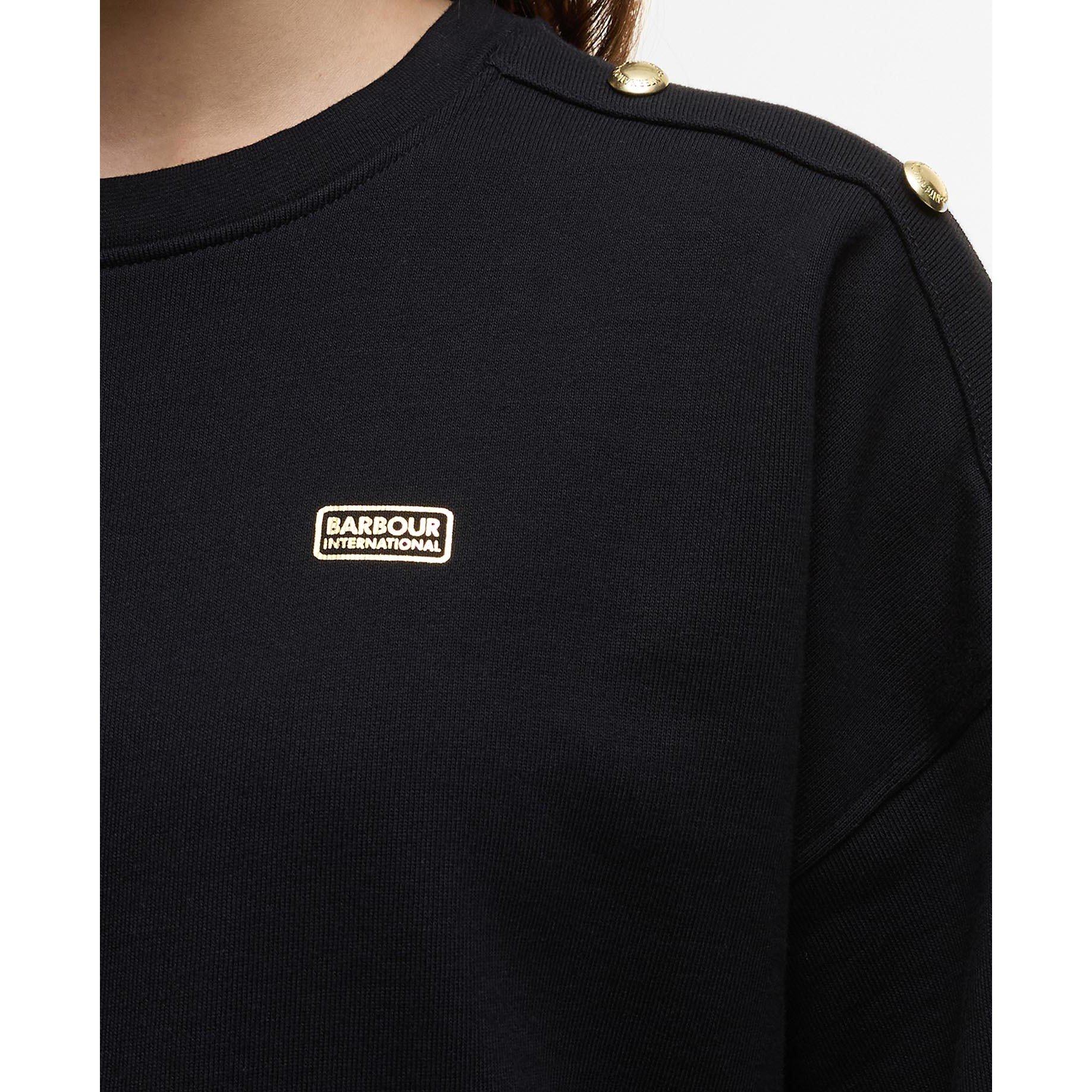 Black - Barbour International - Juliana Sweatshirt - 5