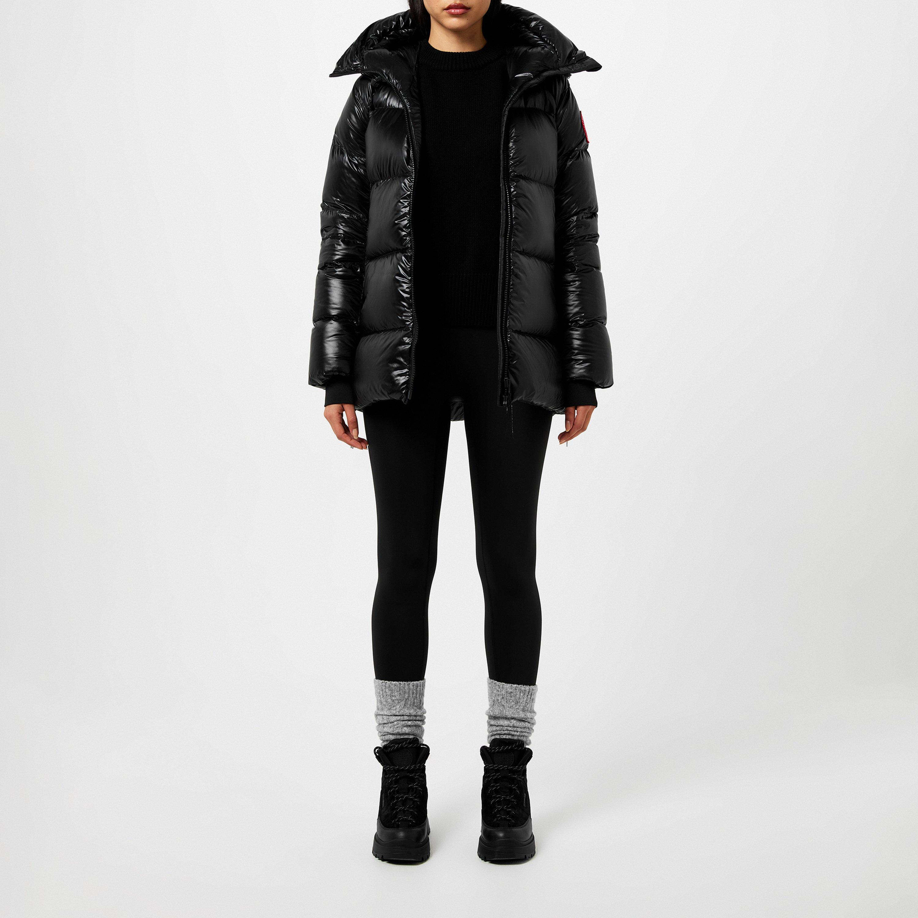 Black 61 - Canada Goose - Women's Cypress 750 Fill Power Duck Down Wind-Resistant Water-Repellent Short Puffer Jacket - 4