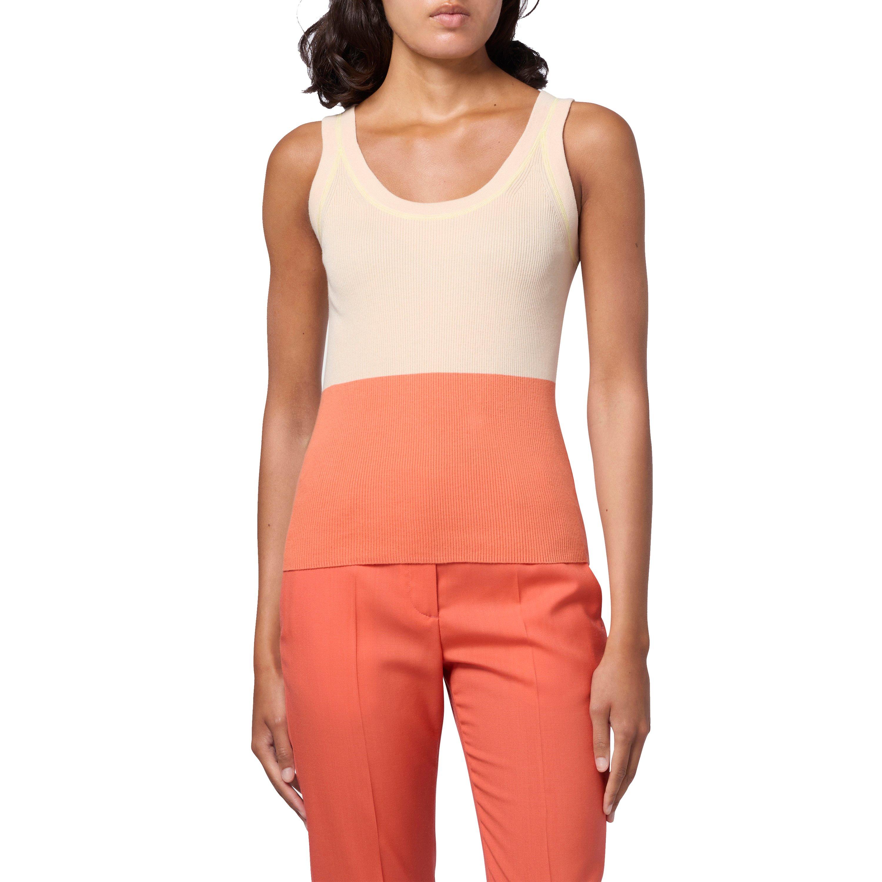 Whites - PS Paul Smith - Women's Two Tone Knitted Top - 2