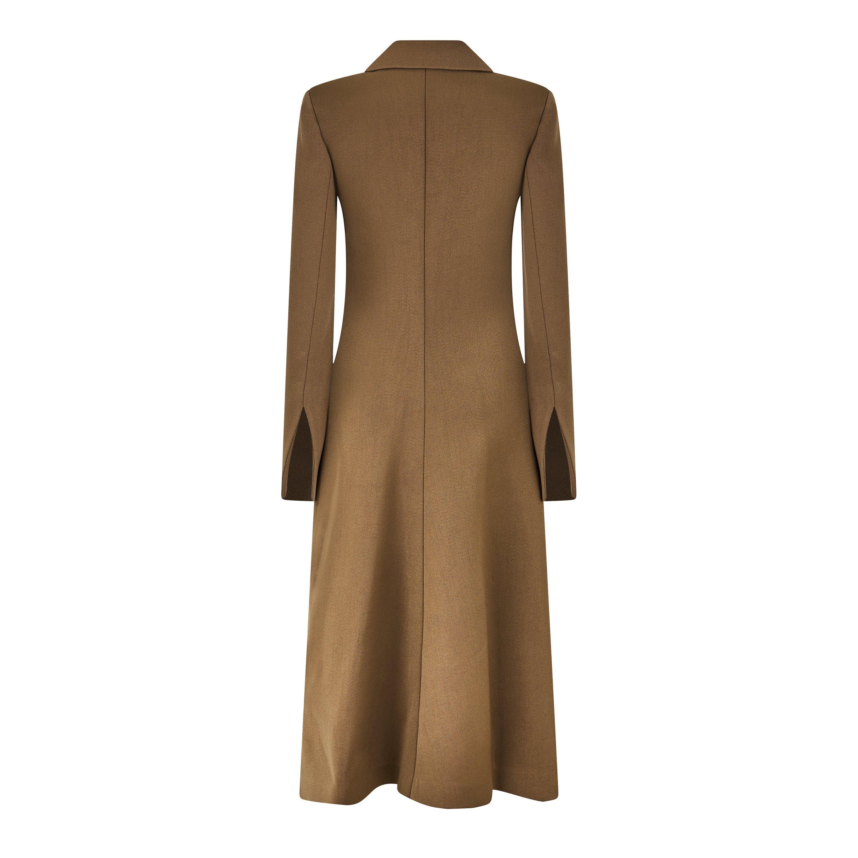 Cumin - Bottega Veneta - Women's  Structured Overcoat - 2