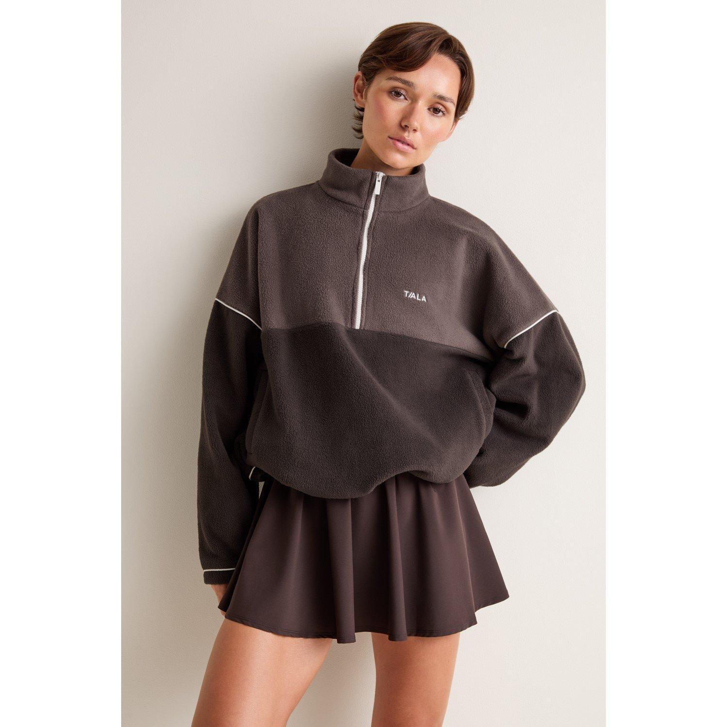 Mocha Brown - TALA - TALA Qzip Jacket Ld71 - 2