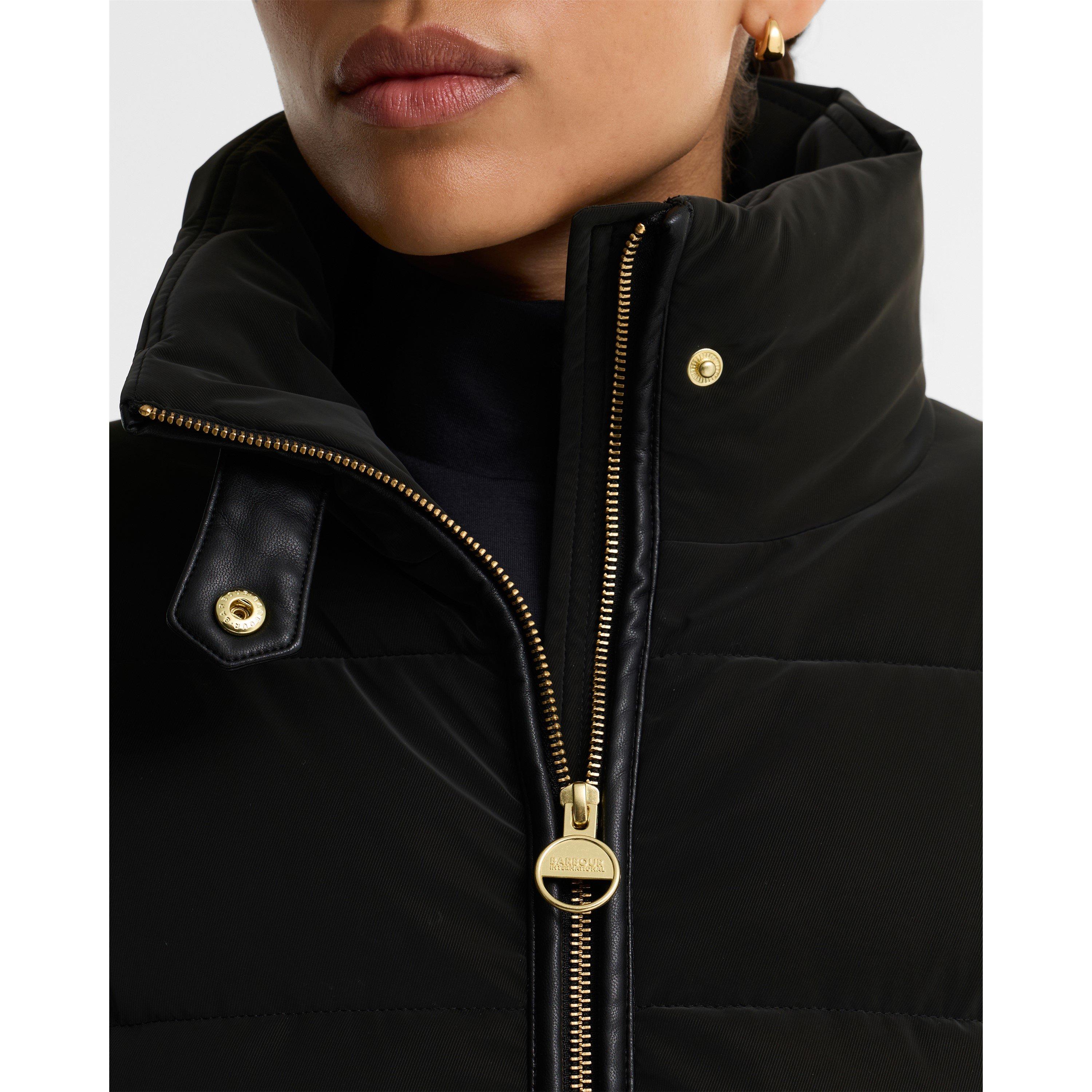 Black - Barbour International - B.Int Halina Faux Ve Ld64 - 7