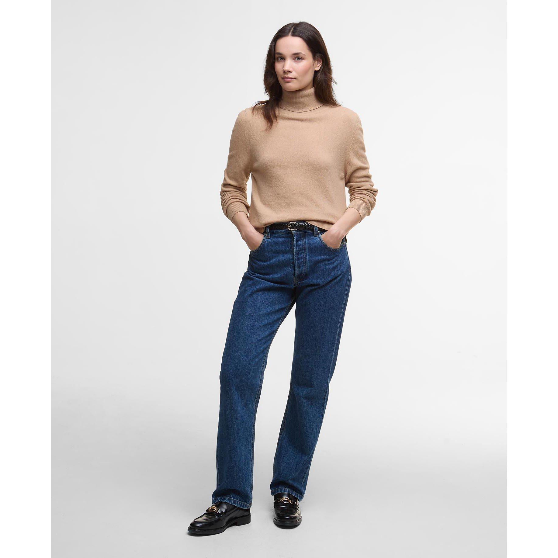 P Camel/Hessian - Barbour - Pendle Roll-Neck Jumper - 6