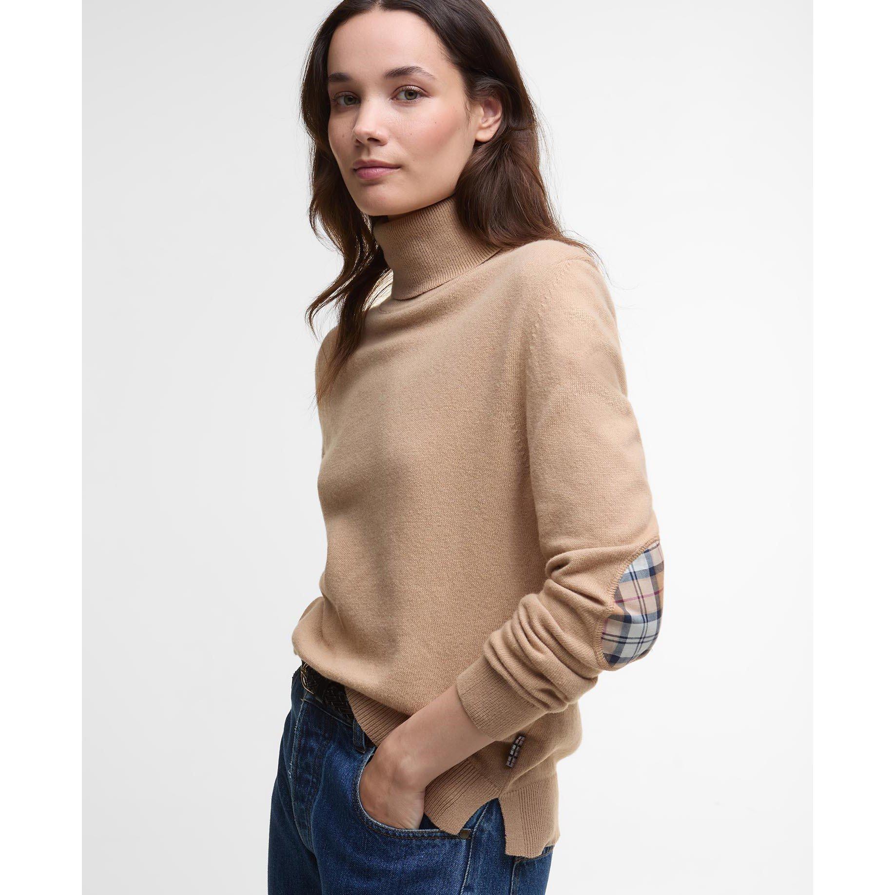 P Camel/Hessian - Barbour - Pendle Roll-Neck Jumper - 4
