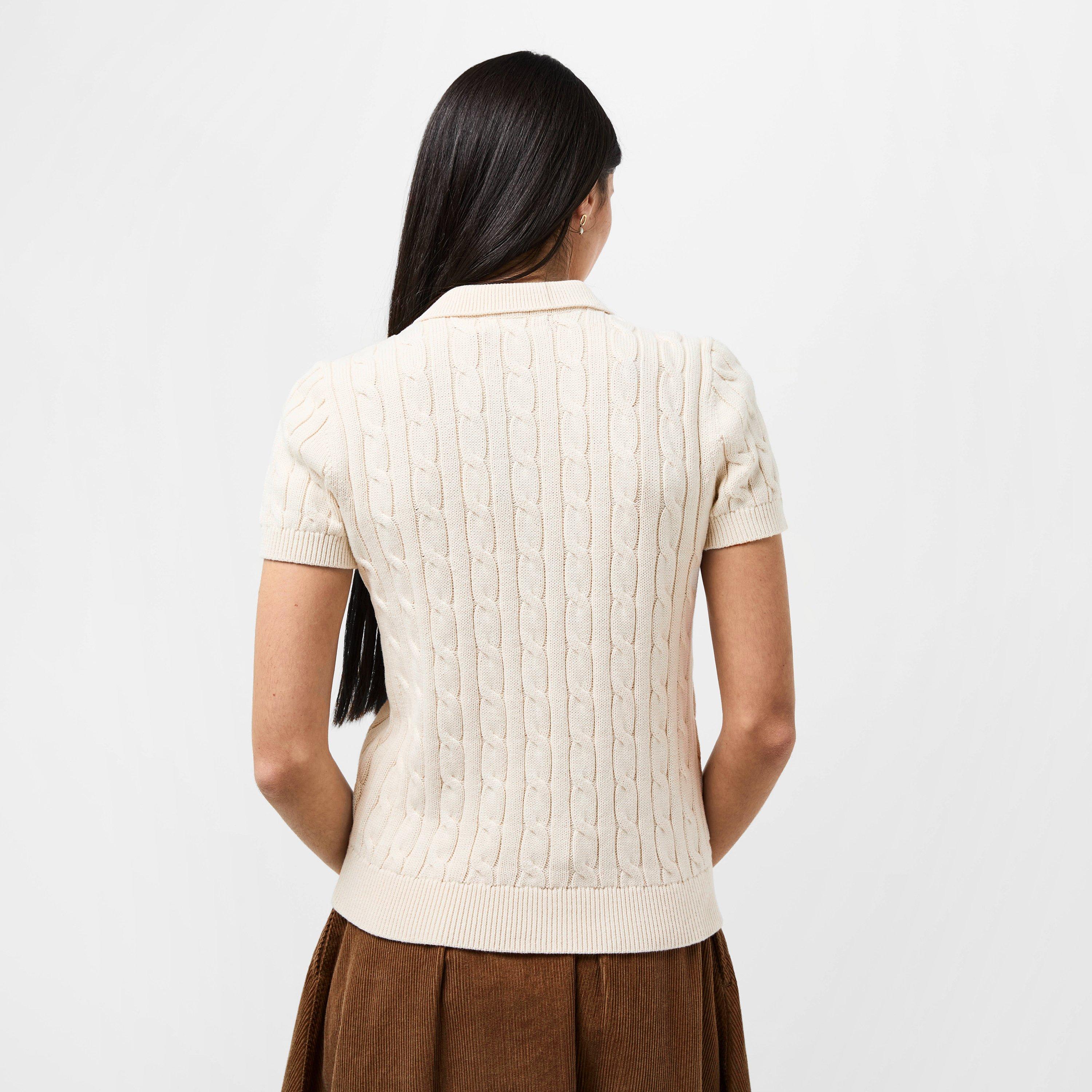 Masc Cream - Lauren by Ralph Lauren - LRL Natrissa Knt Plo Ld61 - 4