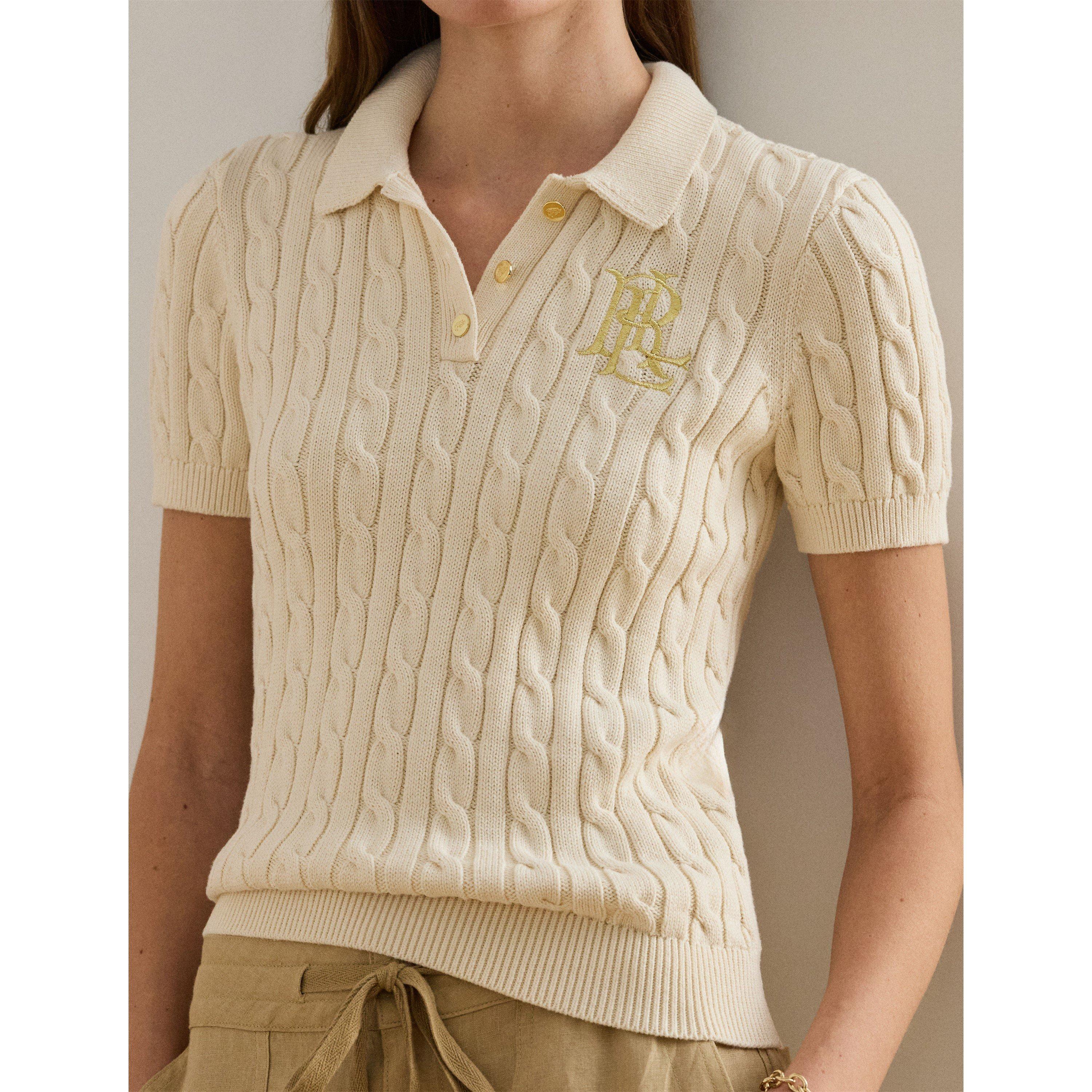 Lauren by Ralph Lauren Women's Natrissa Plo Knitted Top | Flannels Lauren by Ralph Lauren Women's Natrissa Plo Knitted Top | Flannels