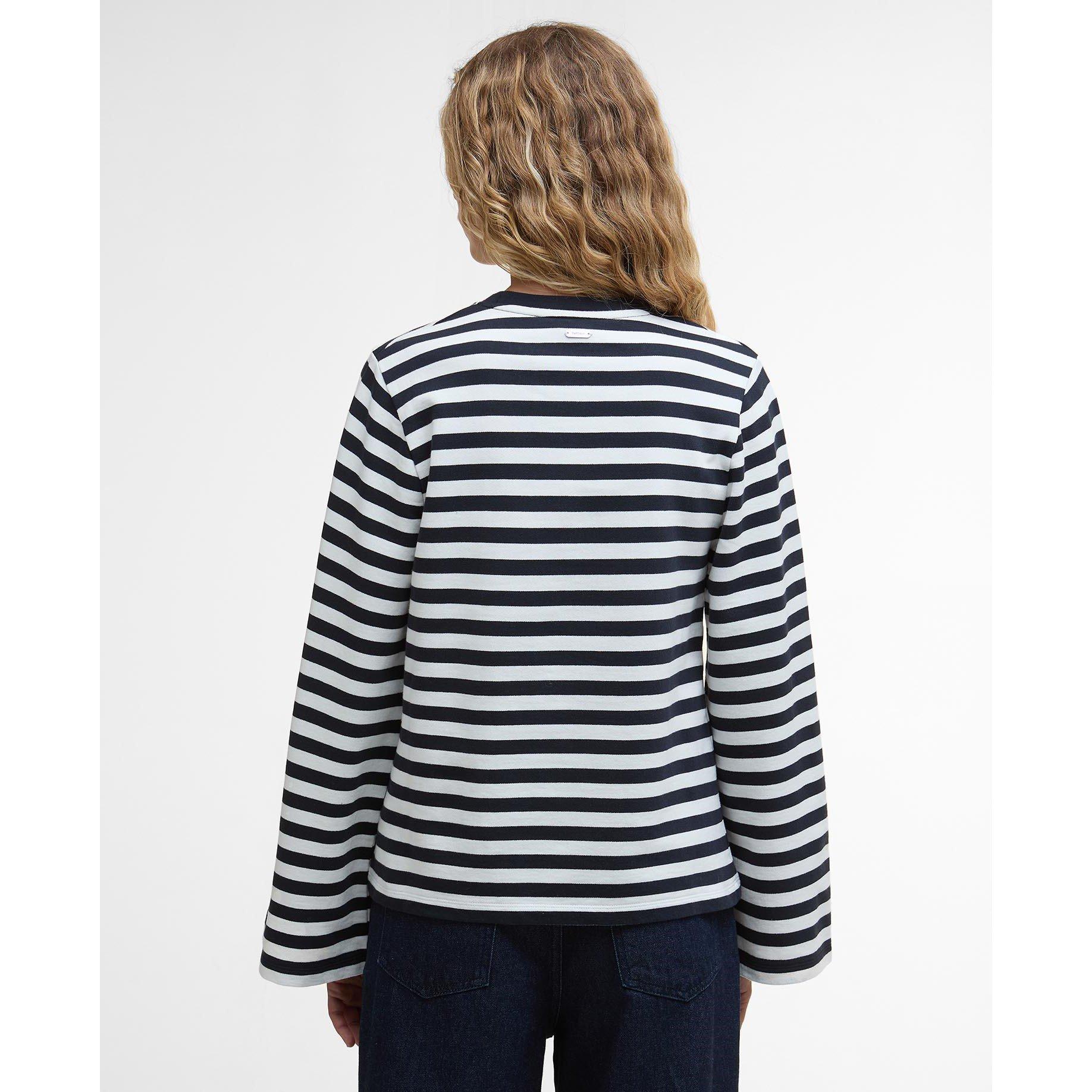 Dark Navy Str - Barbour - Robyn Striped Sweatshirt - 3