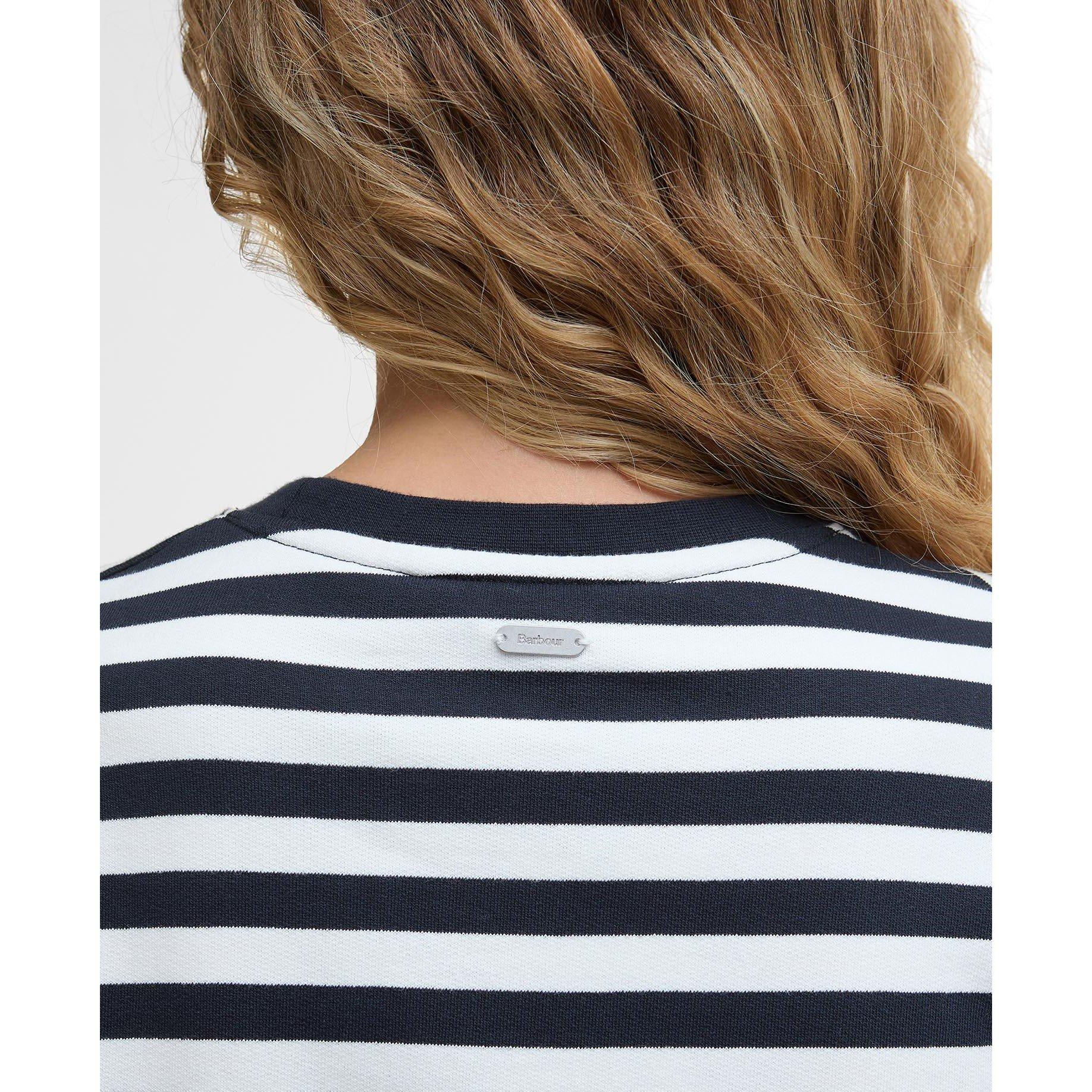 Dark Navy Str - Barbour - Robyn Striped Sweatshirt - 5