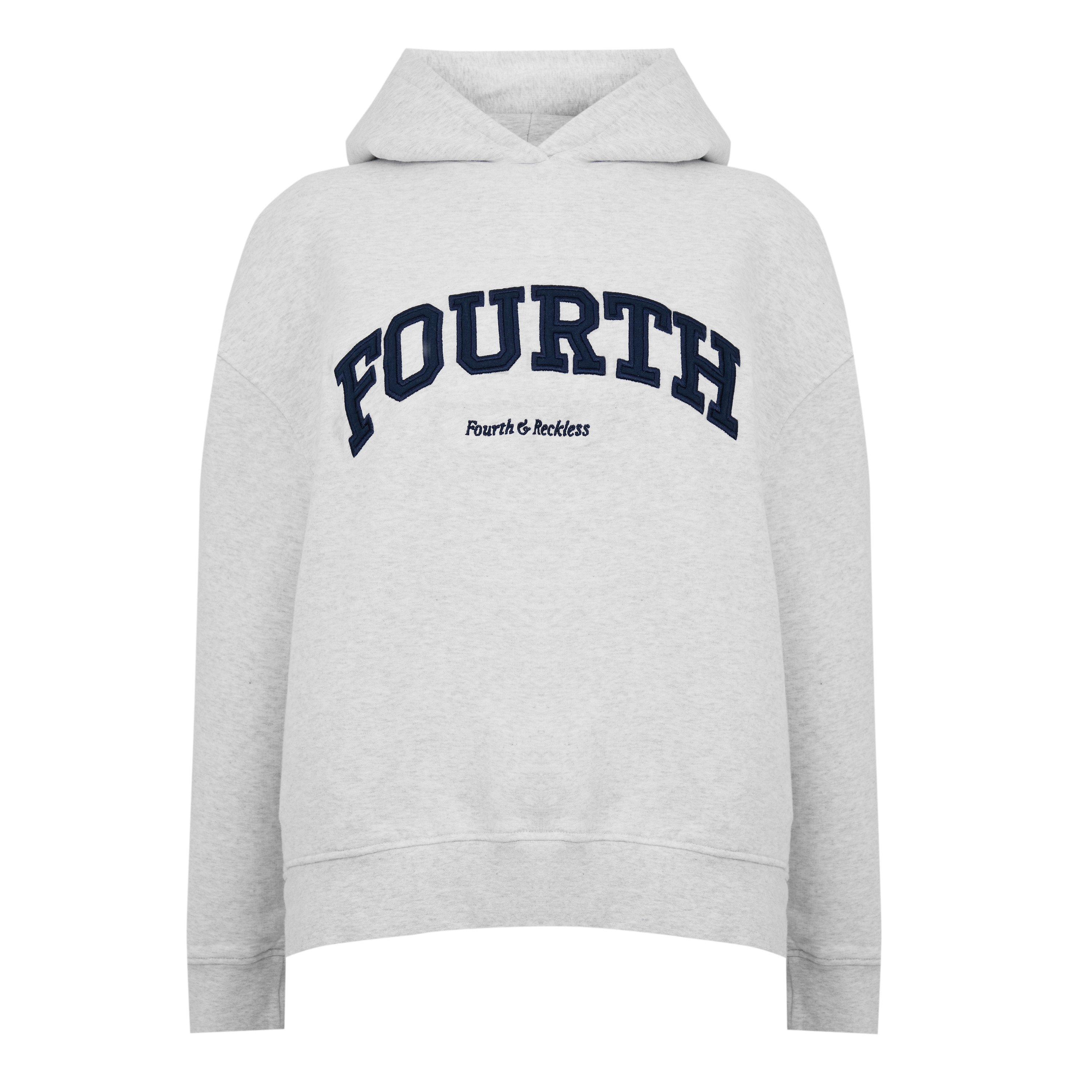 Grey Marl - 4th and Reckless - Womens Cara Hoodie - 7