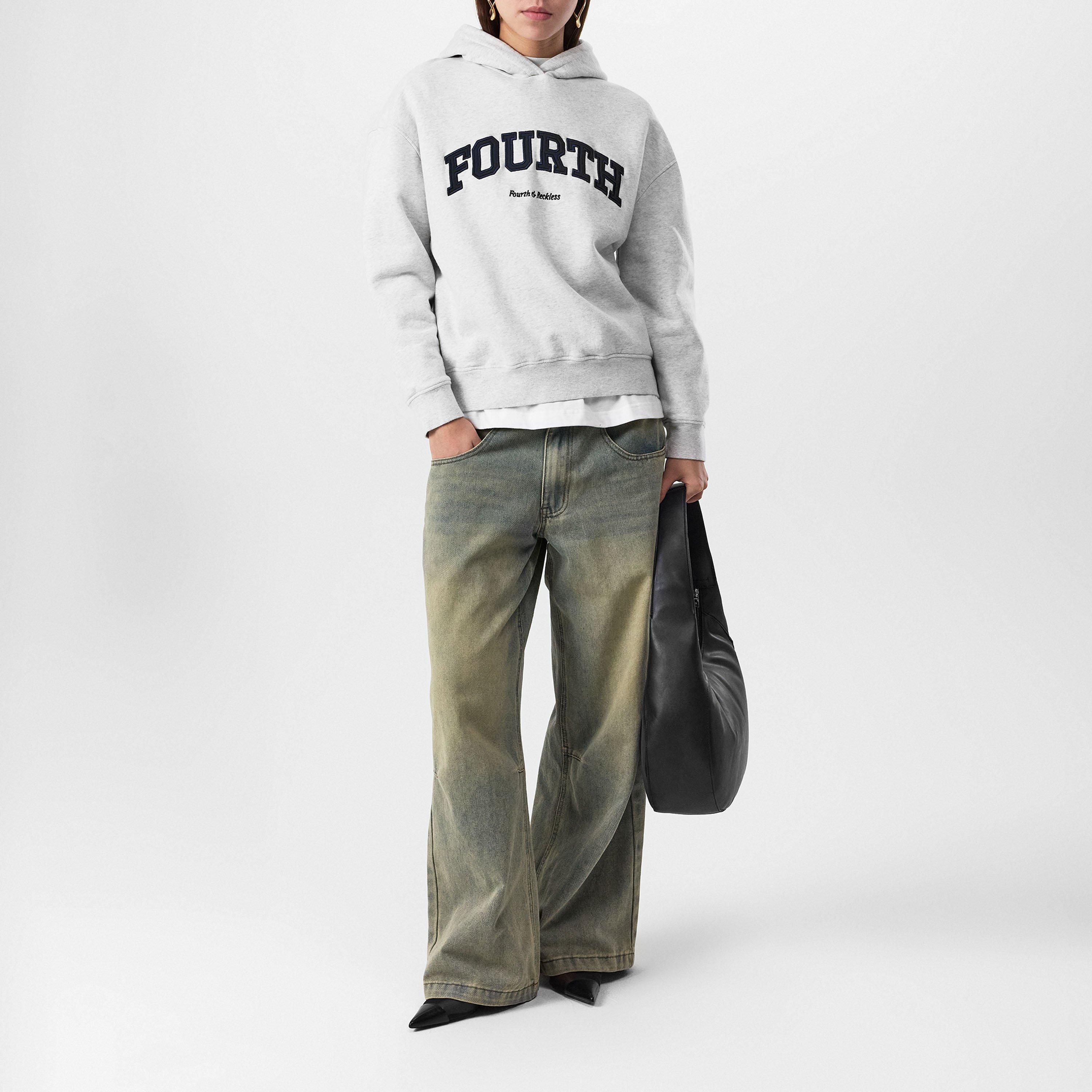 Grey Marl - 4th and Reckless - Womens Cara Hoodie - 6