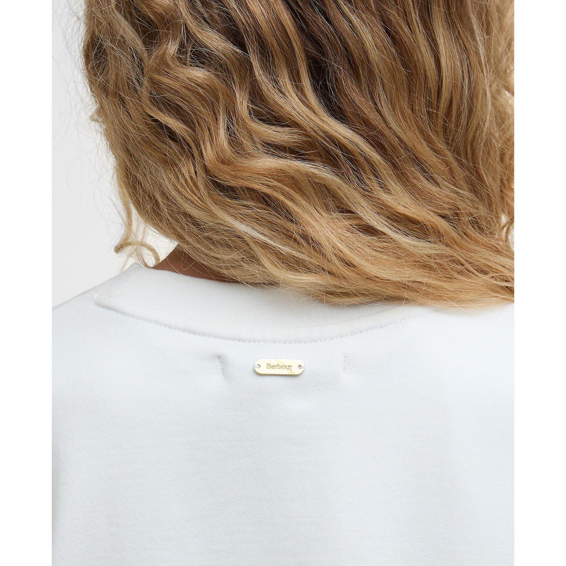 Brown Stripe - Barbour - Women's B.Li Faye Crew Sweatshirt - 5