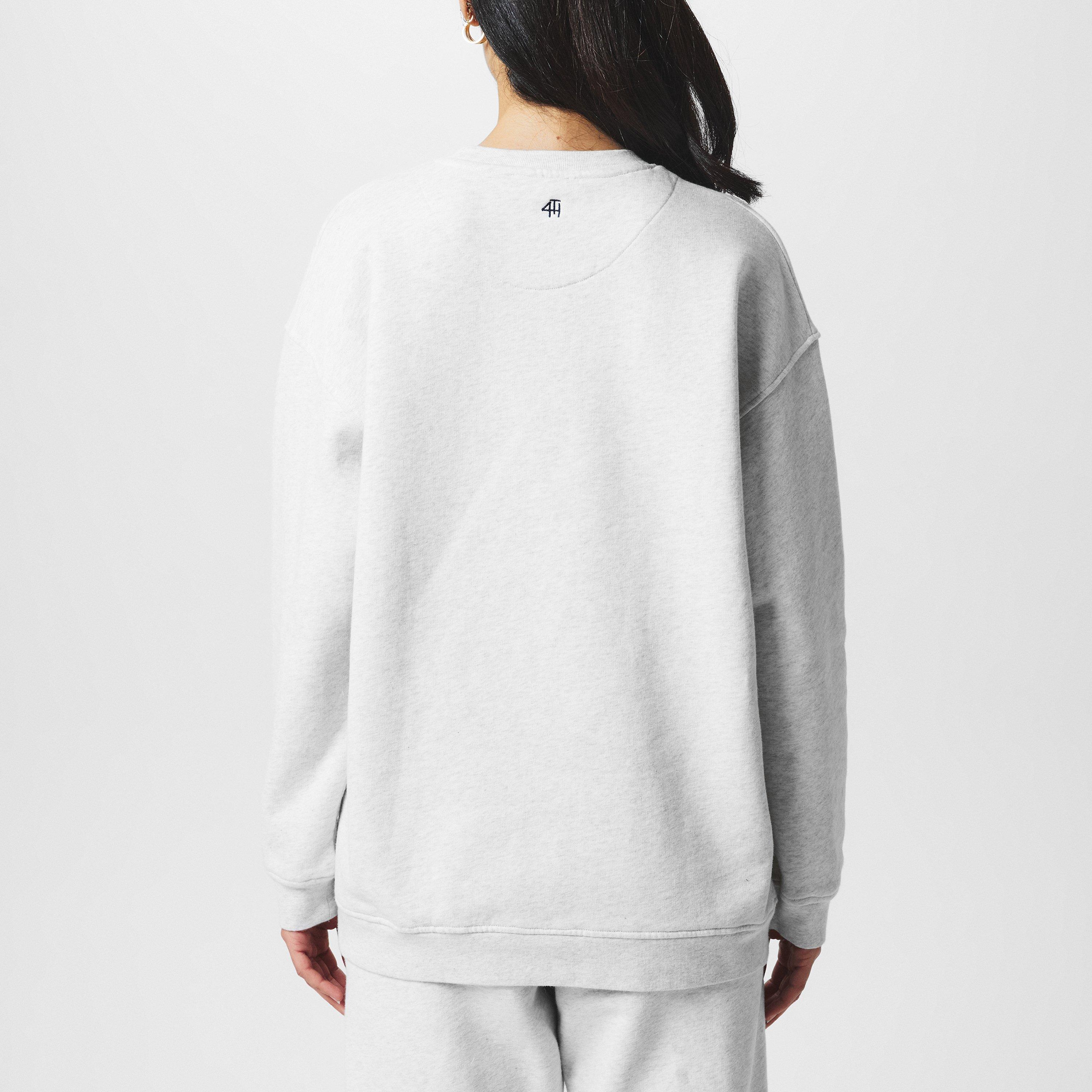 Grey Marl - 4th and Reckless - Jen Longline Sweatshirt - 4