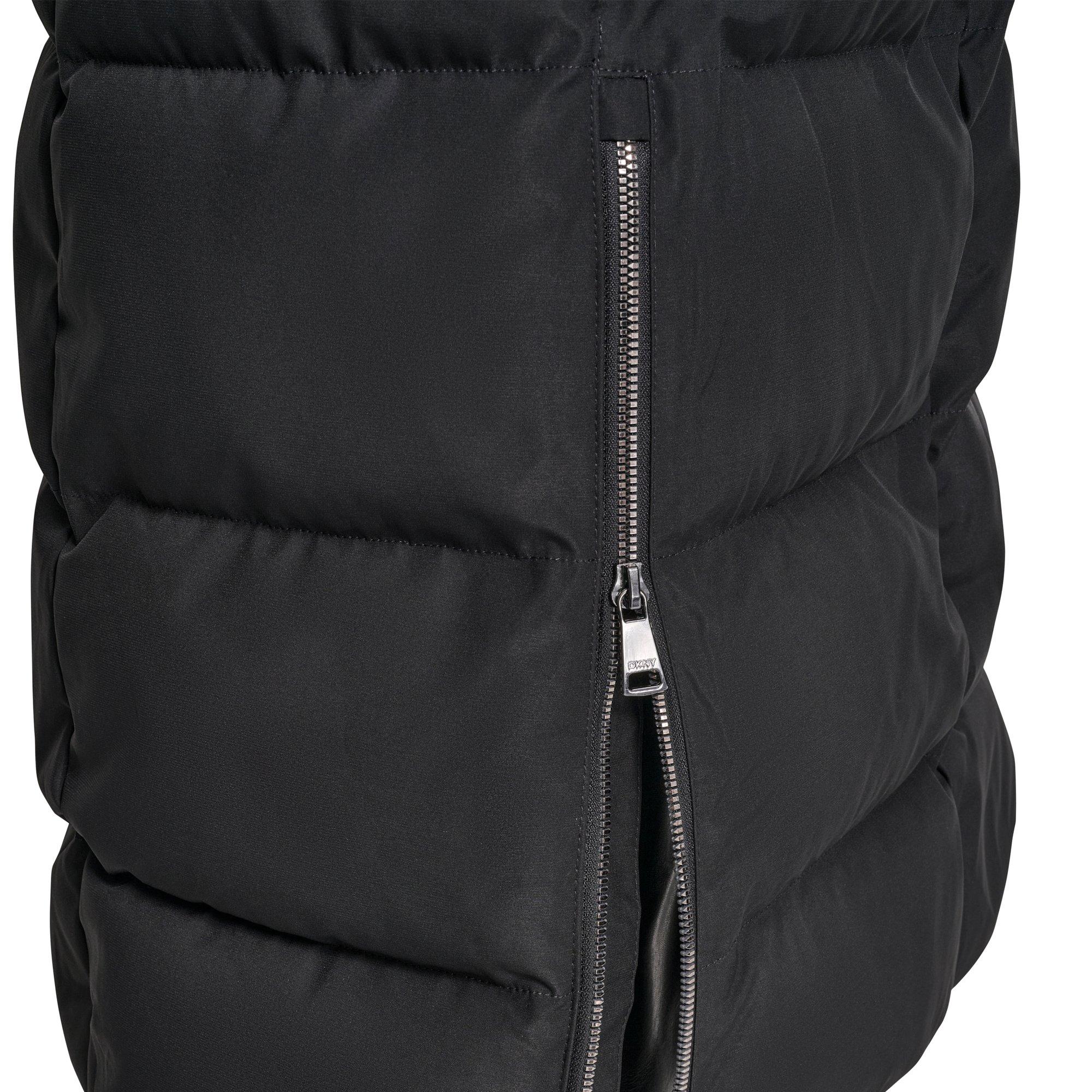 Black - DKNY - Women's Long Puffer Jacket - 6