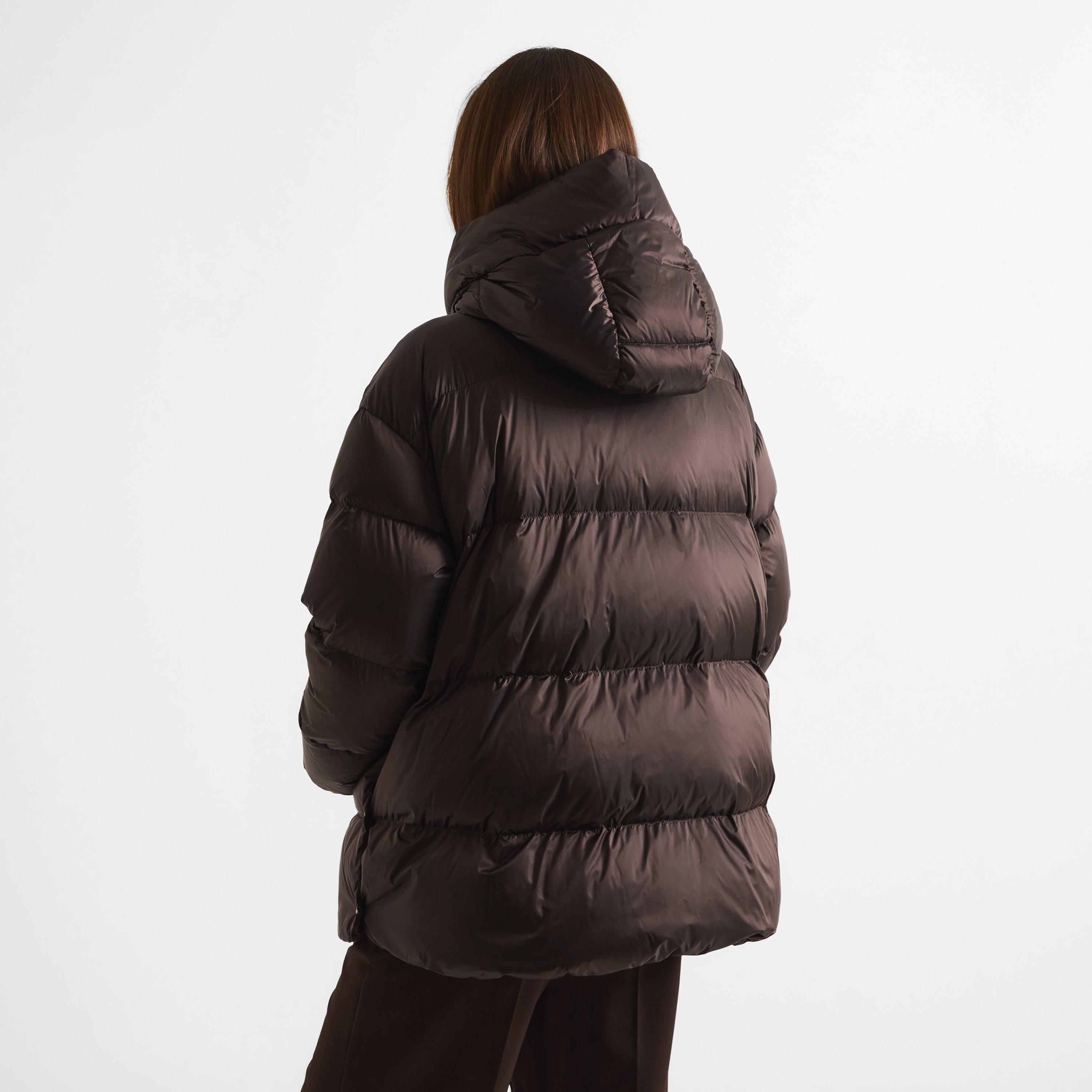 Dark Brown - Max Mara - Women's Duck-Down Quilted Jacket - 4