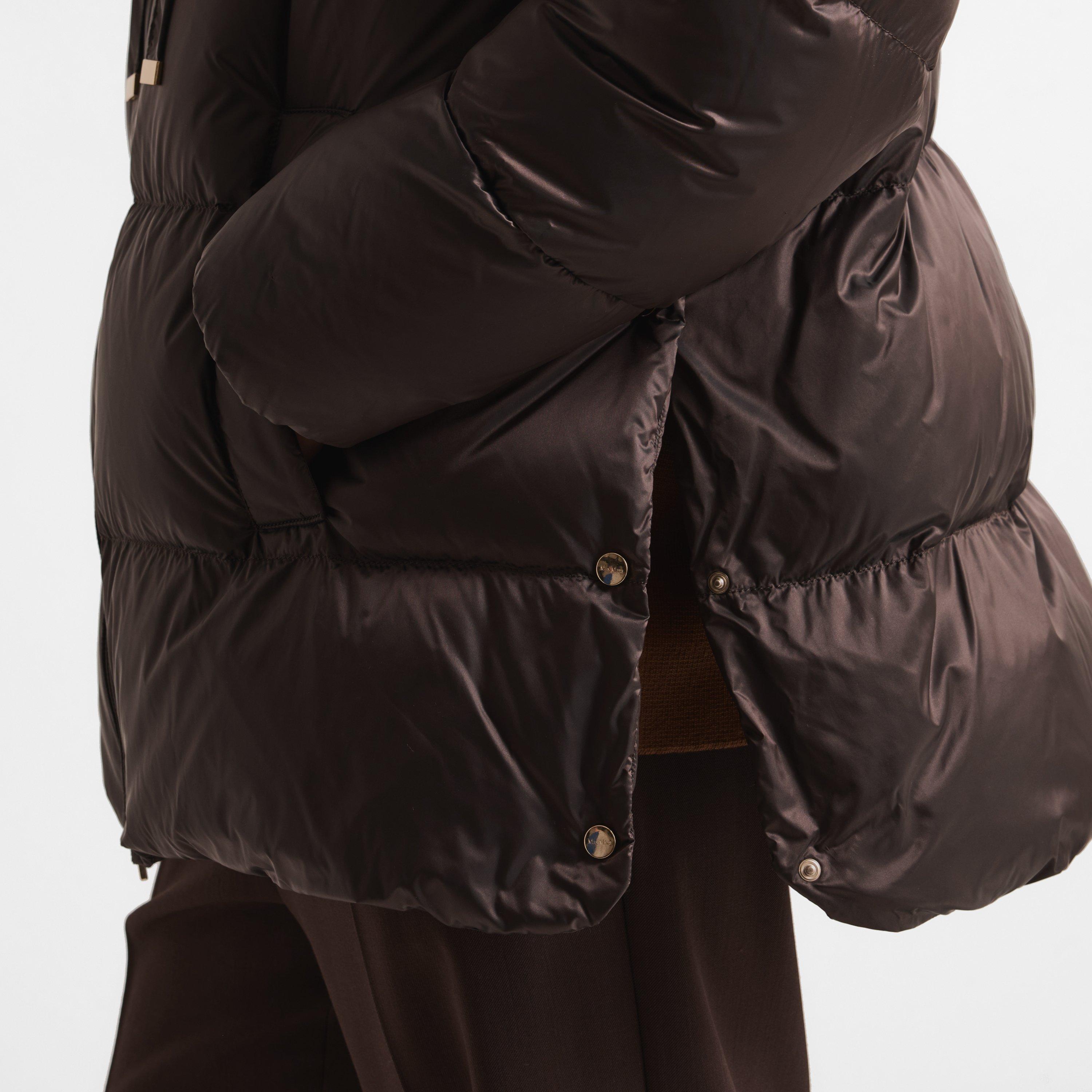 Dark Brown - Max Mara - Women's Duck-Down Quilted Jacket - 5