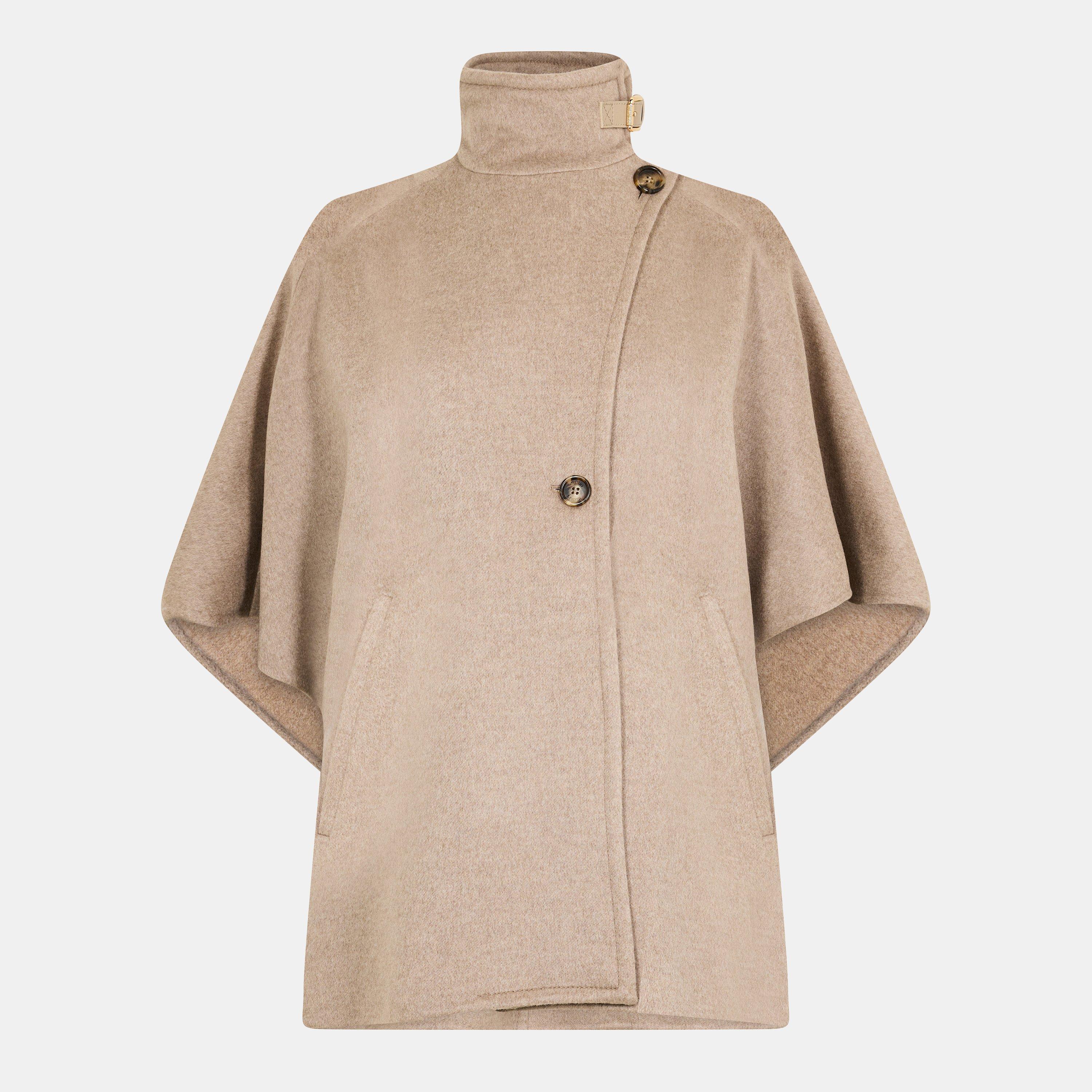 Beige - Max Mara - Women's  Draped Cape - 1