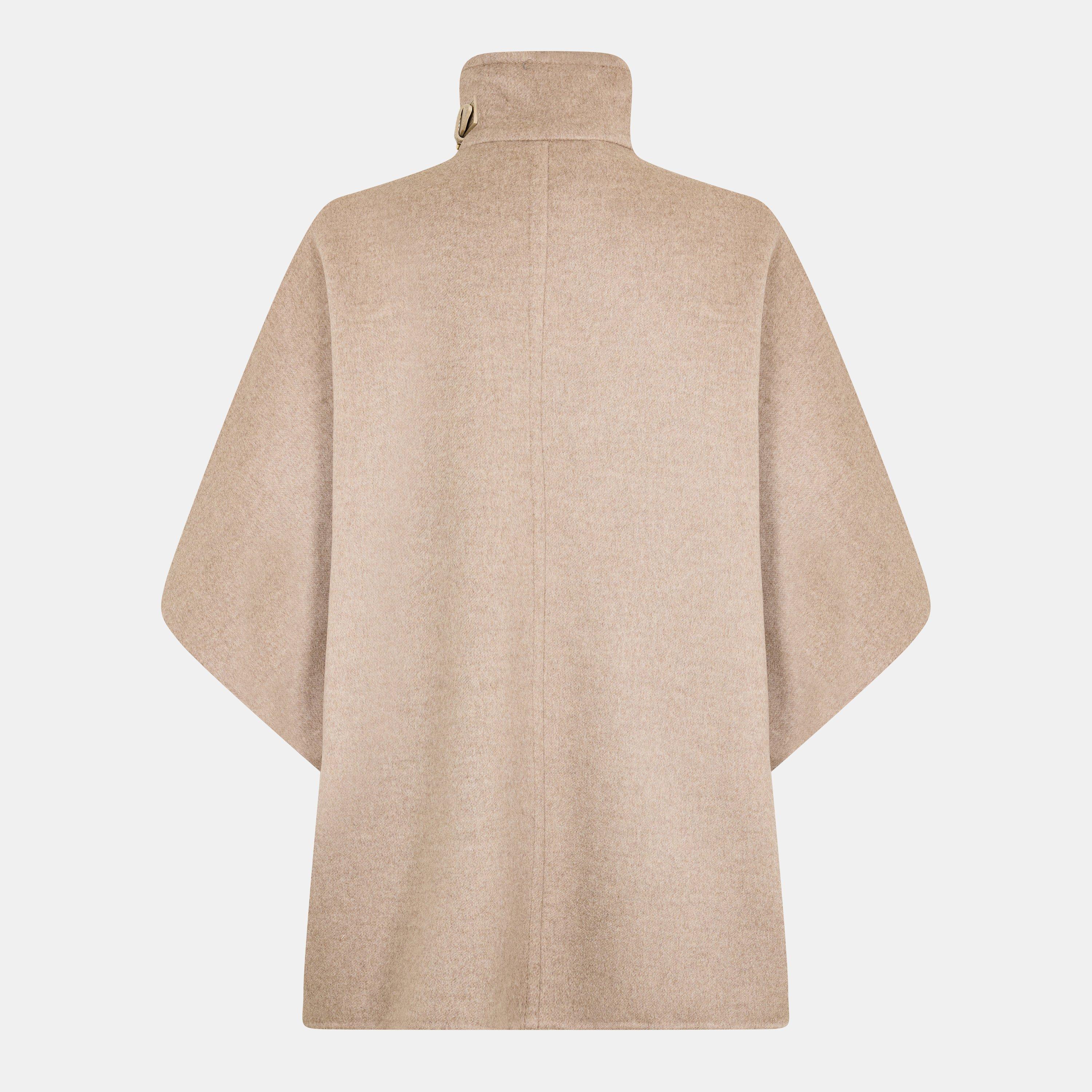 Beige - Max Mara - Women's  Draped Cape - 2
