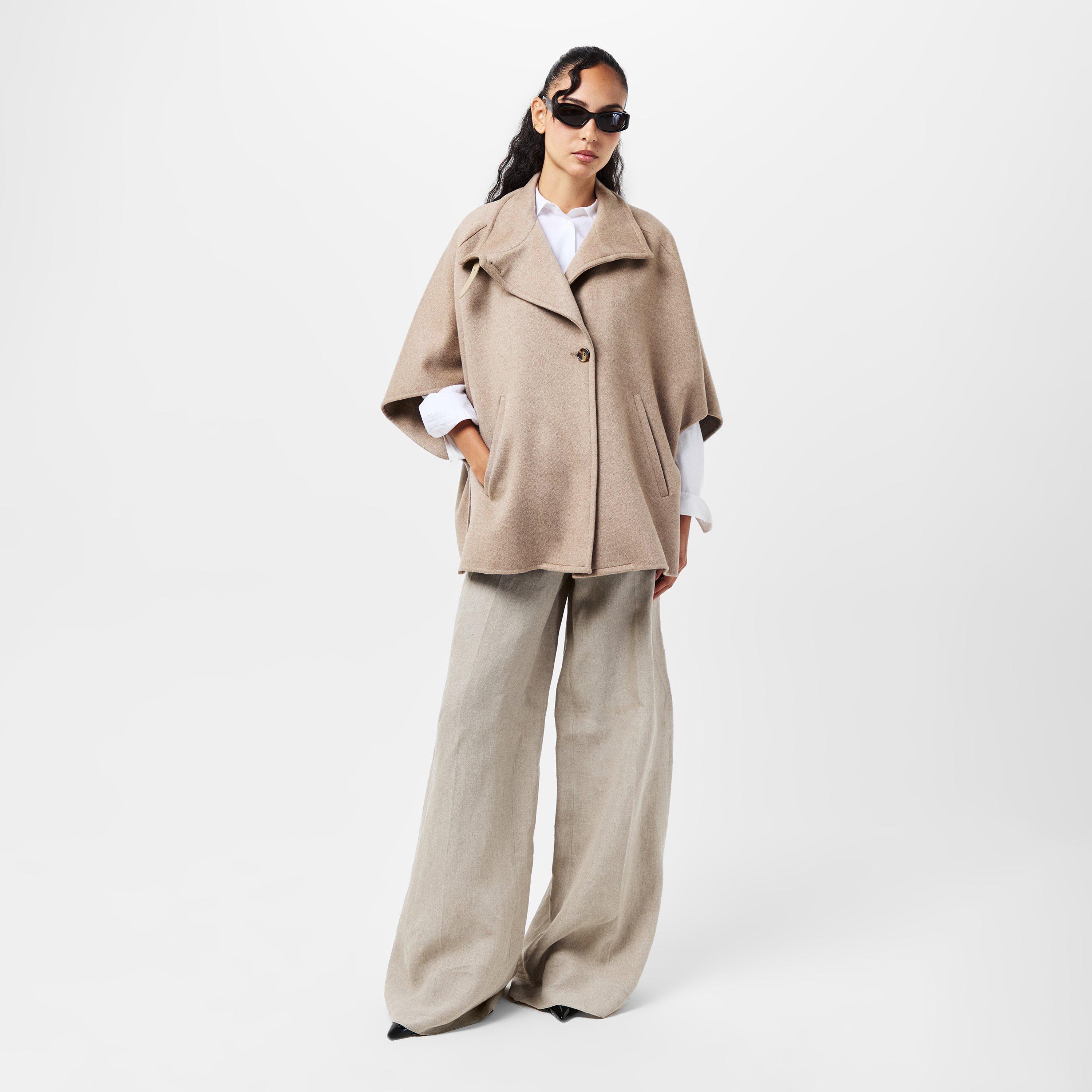 Beige - Max Mara - Women's  Draped Cape - 6