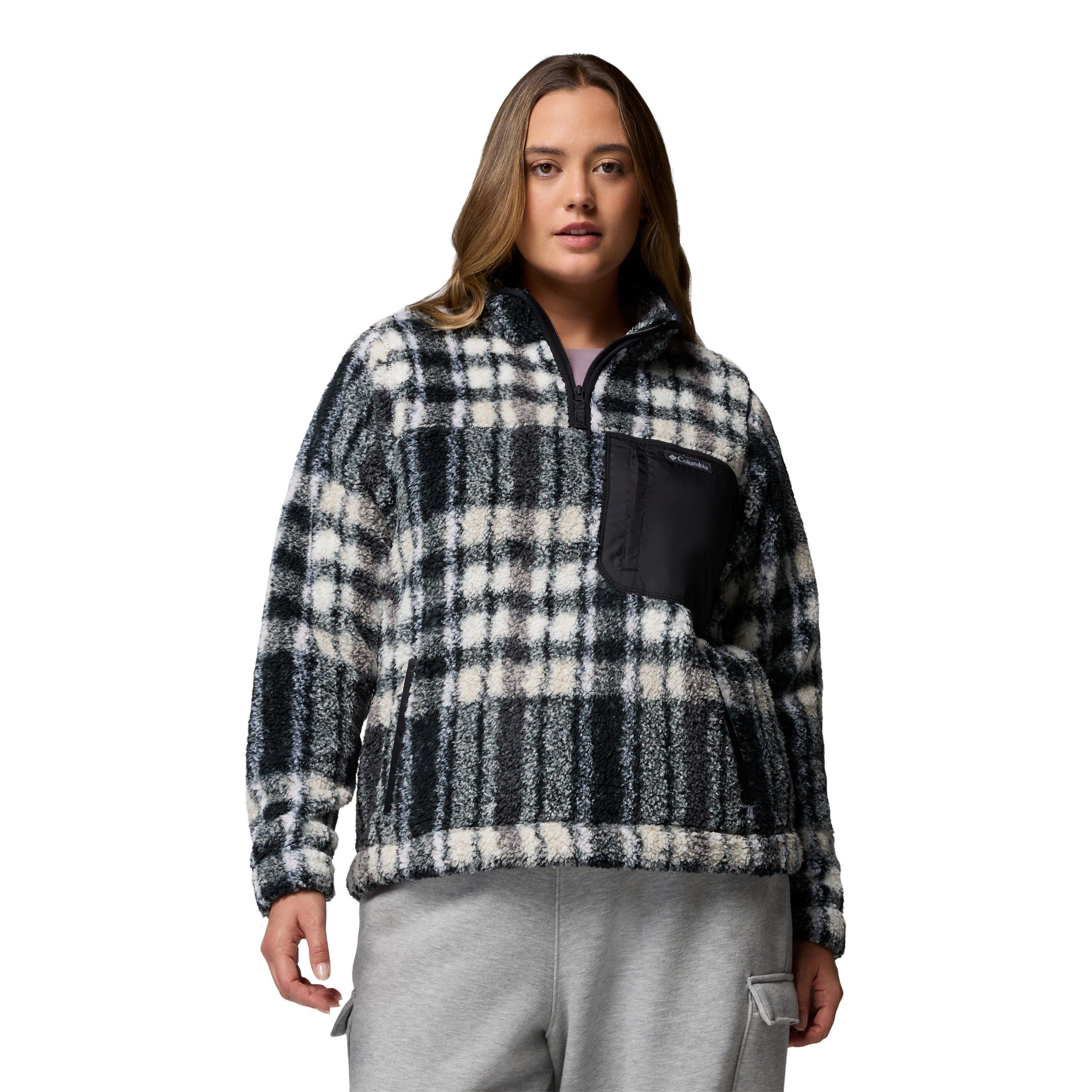 Black Plaid - Columbia - Women's WestBnd Quarter Zip Fleece - 1