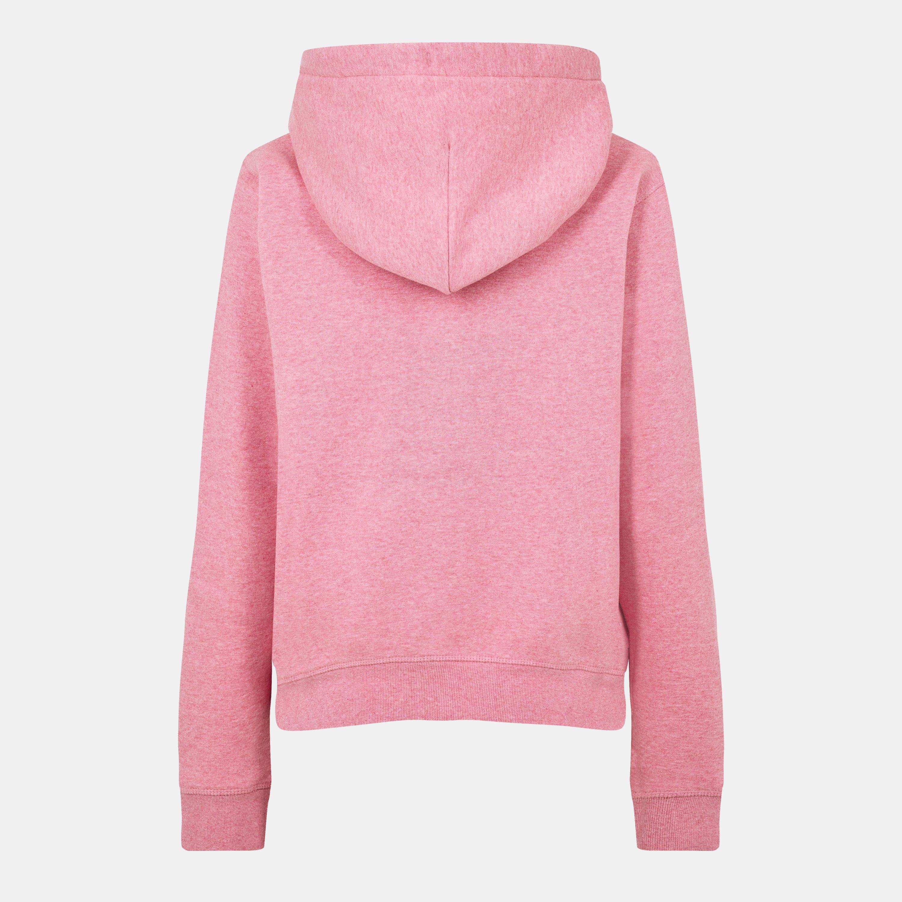 Pink Marl - Jack Wills - Astbury Pheasant Logo Zip Hoodie - 2