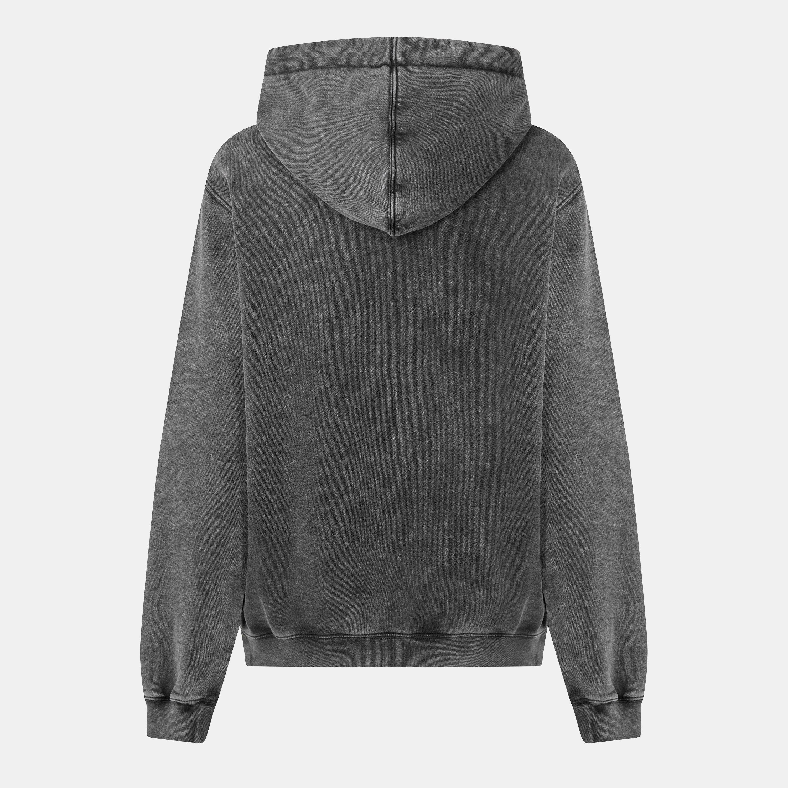Black - Off White - Women's News Hoodie - 2