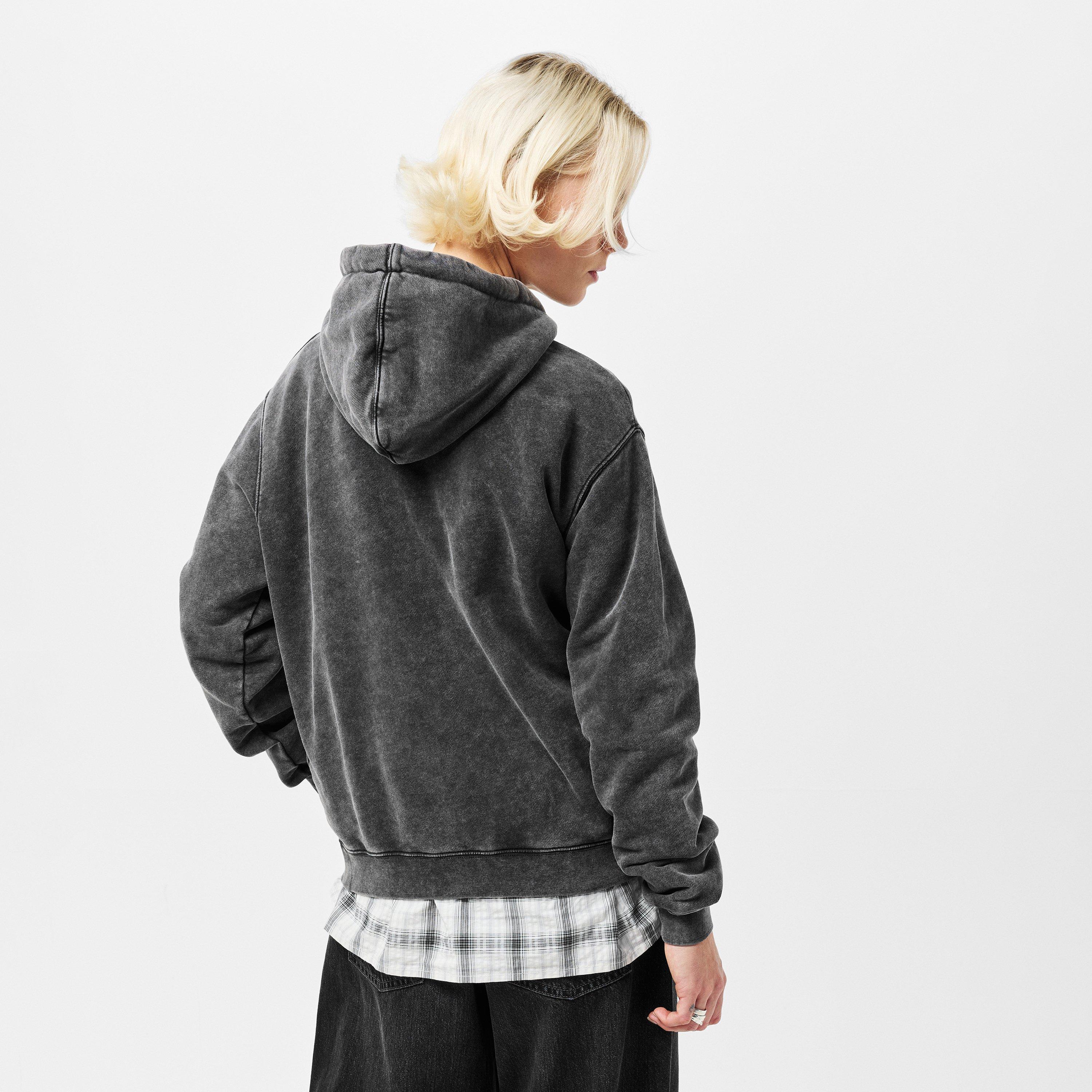 Black - Off White - Women's News Hoodie - 4