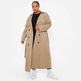 I Saw It First ISAWITFIRST Premium Belted Trench Coat