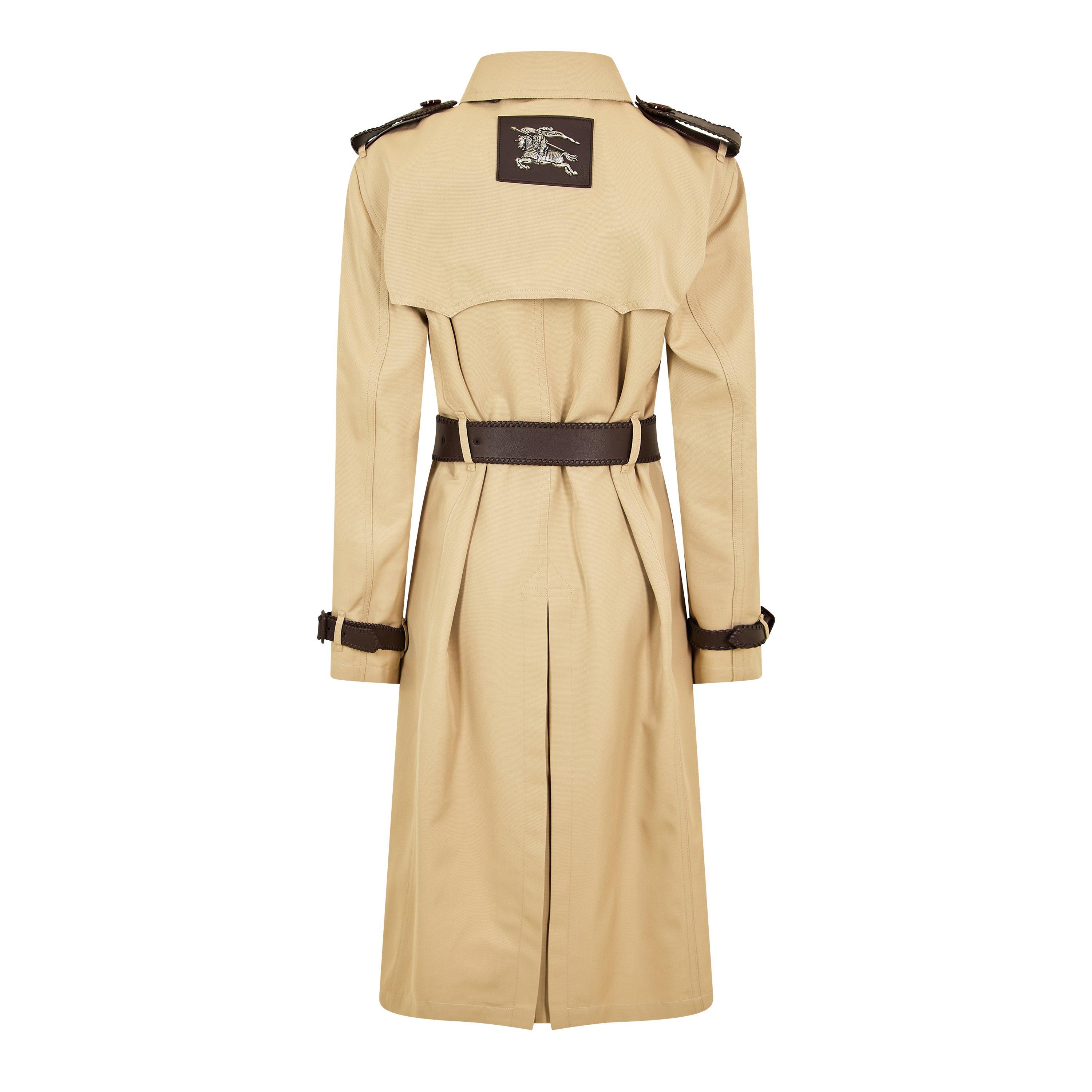 Oatmeal Beige - Burberry - Women's Trench Coat - 2