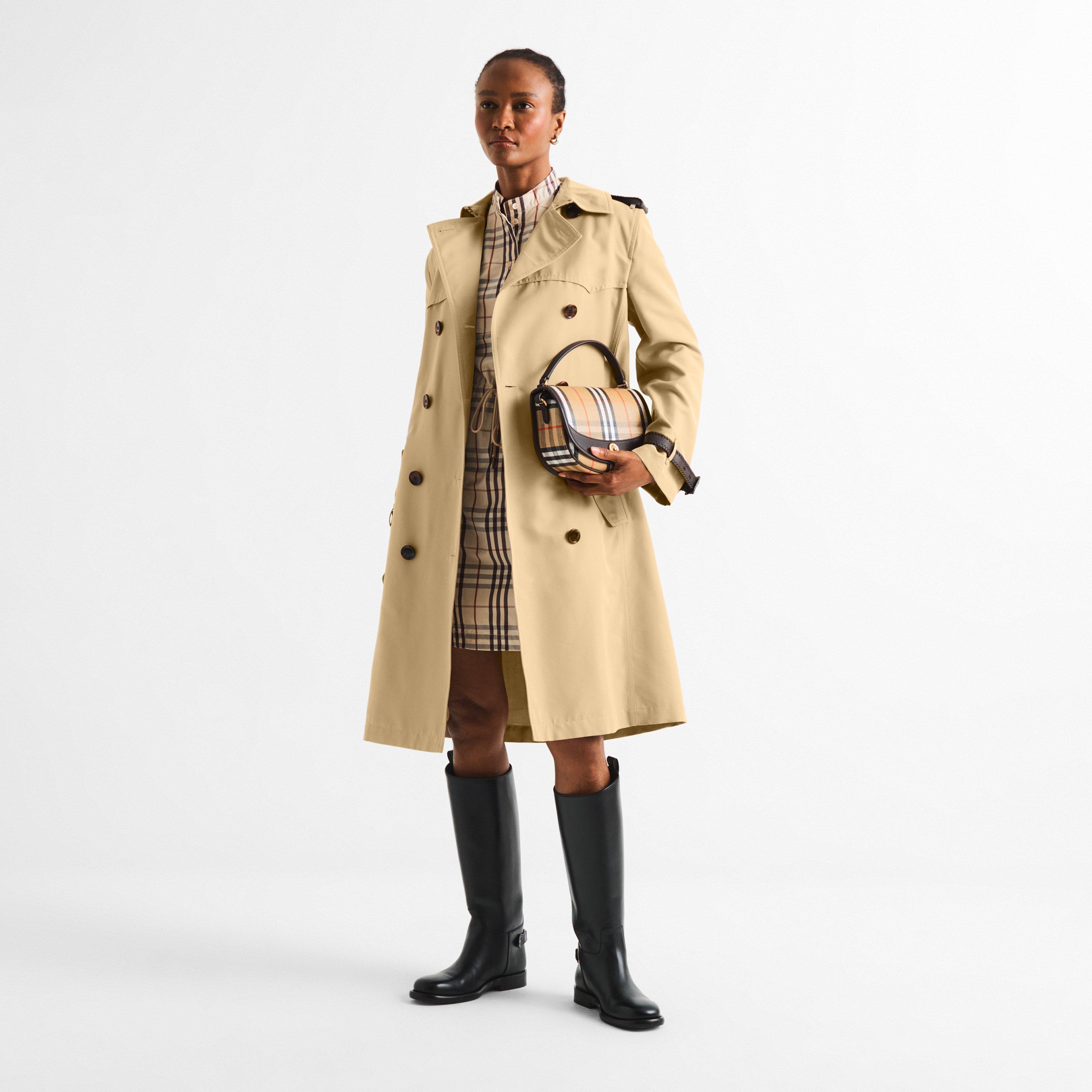 Oatmeal Beige - Burberry - Women's Trench Coat - 6