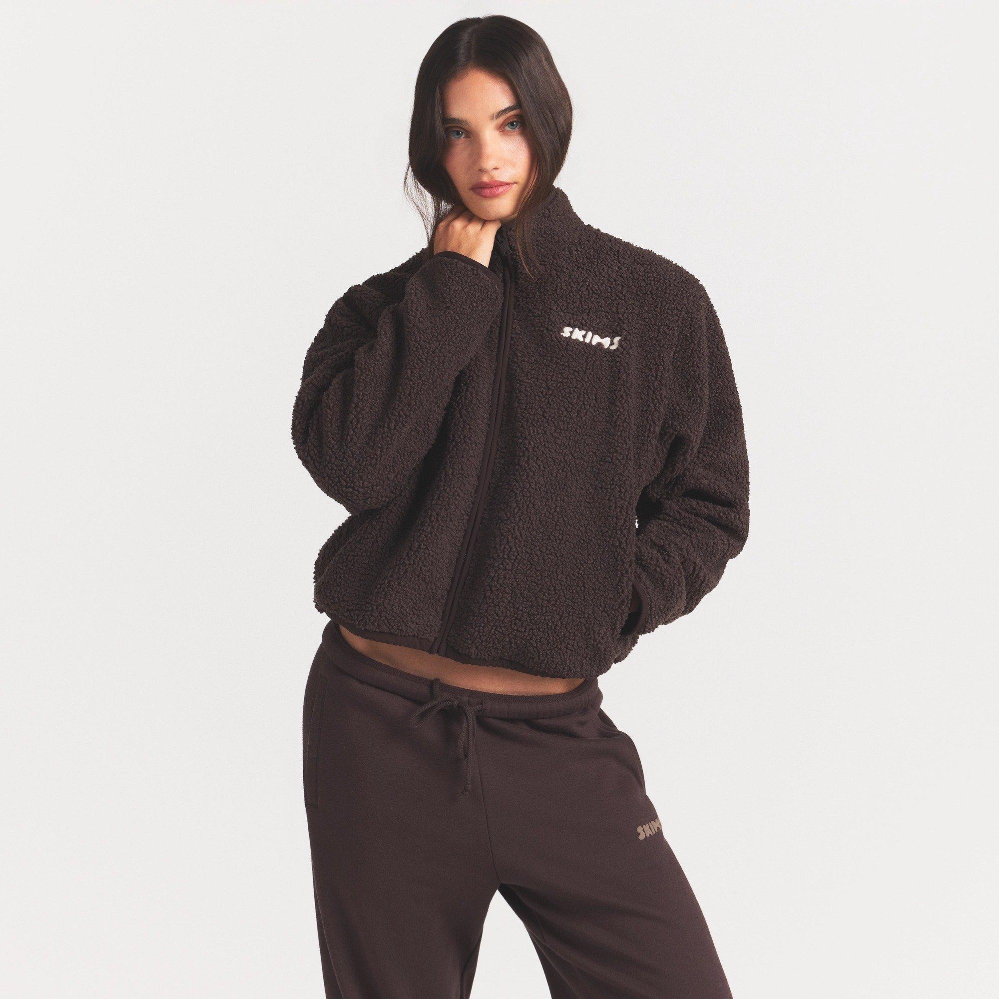 Espresso - SKIMS - SKIMS Teddy Jacket Ld64 - 2