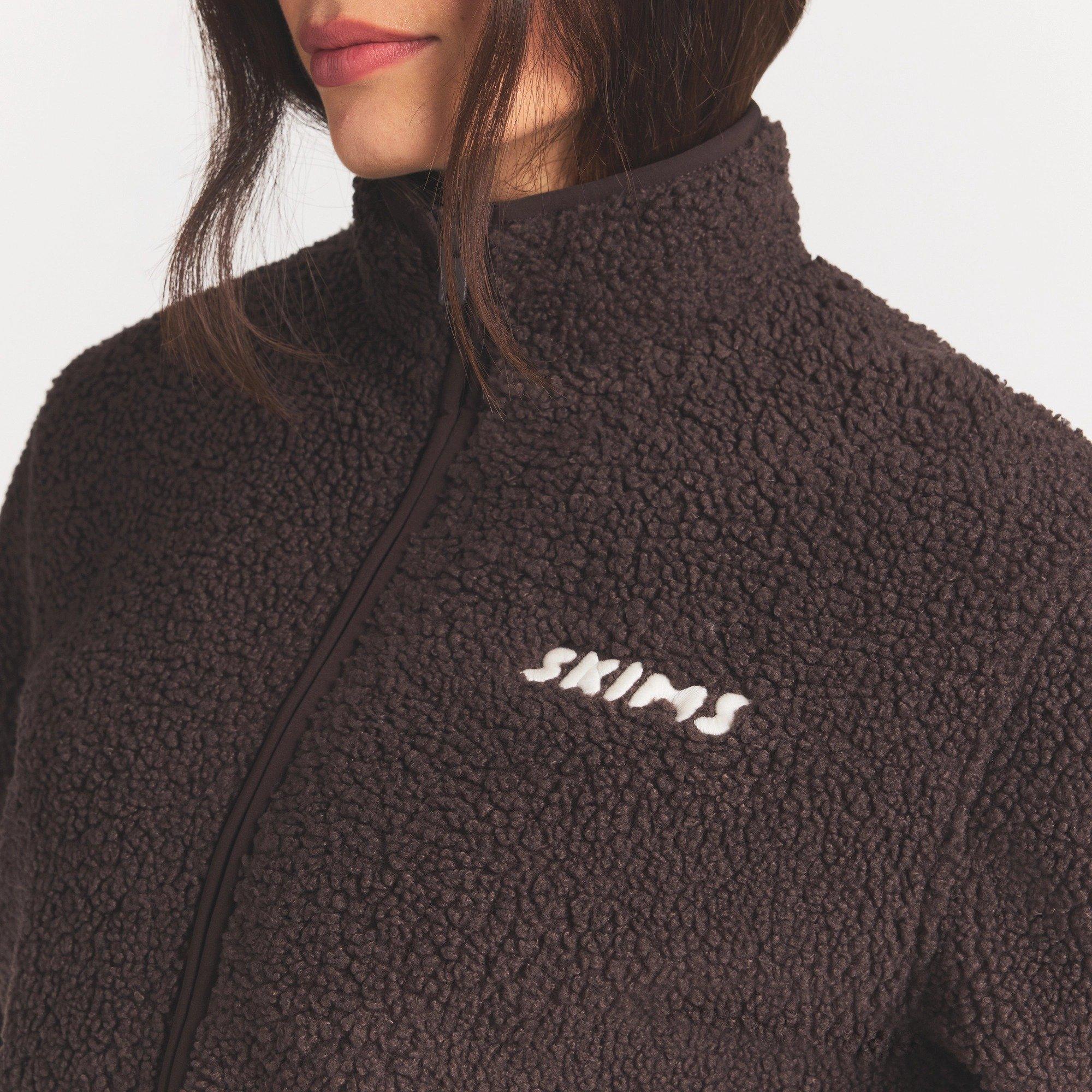 Espresso - SKIMS - SKIMS Teddy Jacket Ld64 - 4