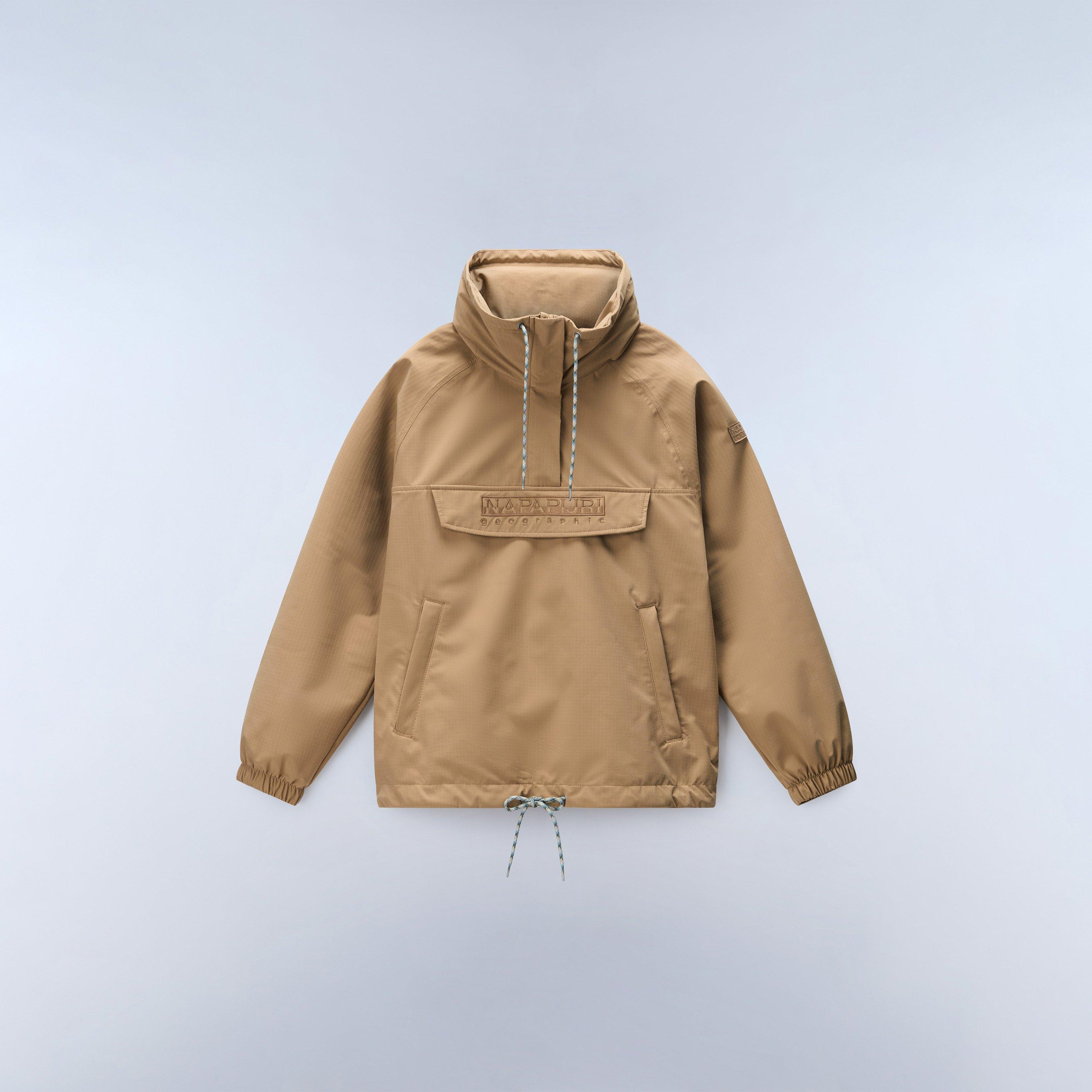 Napapijri Women's Rainforest Dune Rain Anorak - Tannin N1q - 8 (XS)