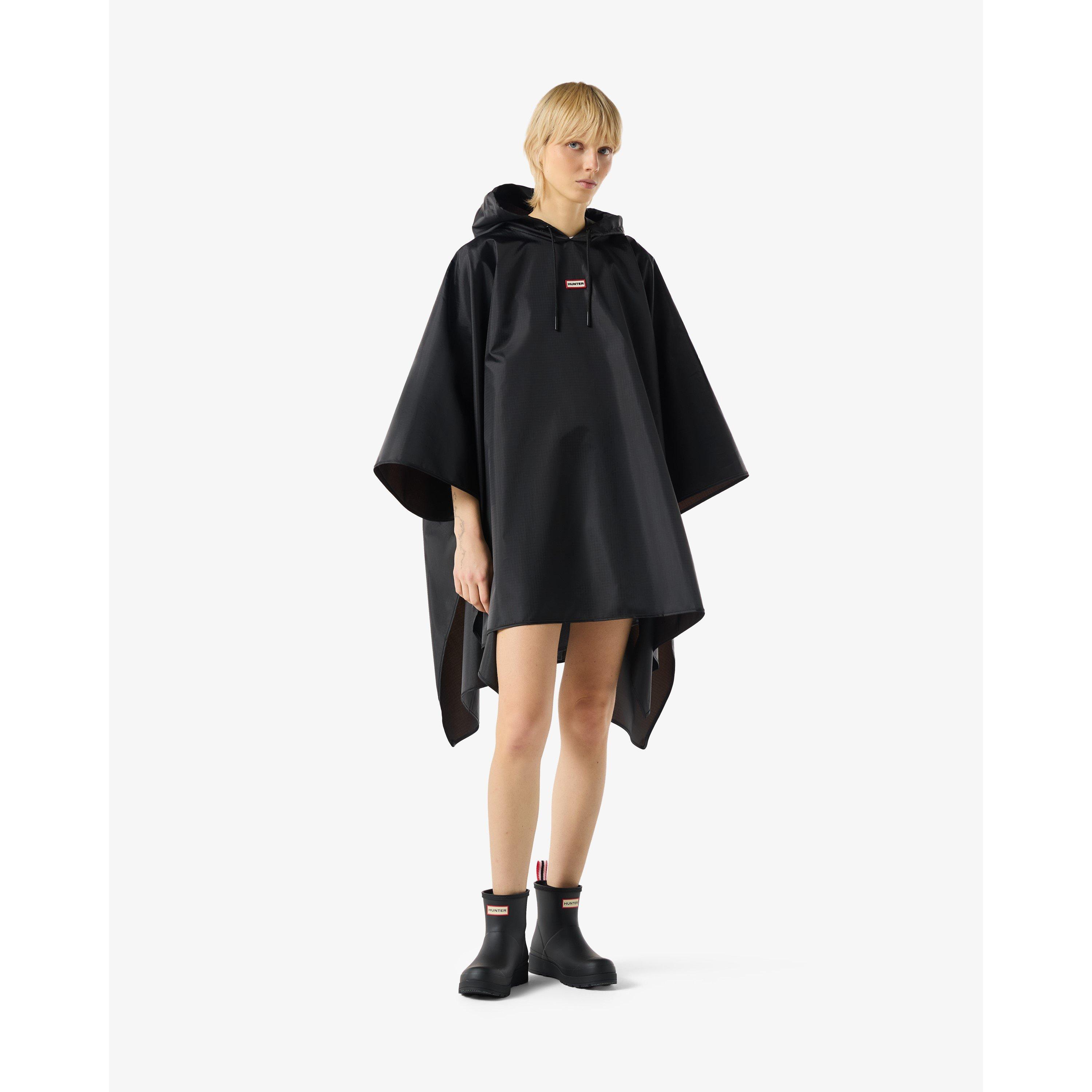 Hunter Women's Rain Anorak Jacket - Black - 8 (XS)