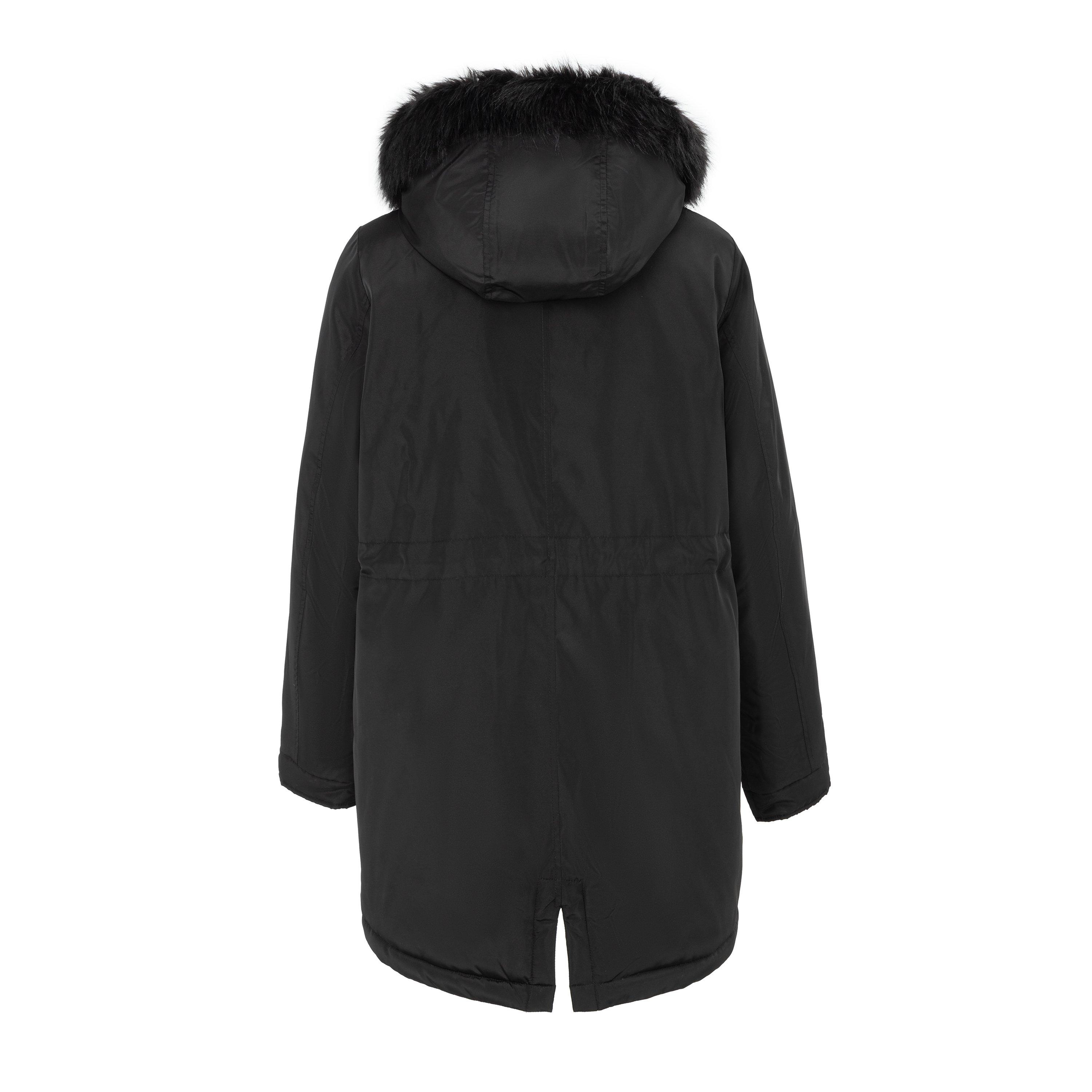 Miso Women's Full Zip Hooded Long Sleeve 2 Pockets Parka | Sports