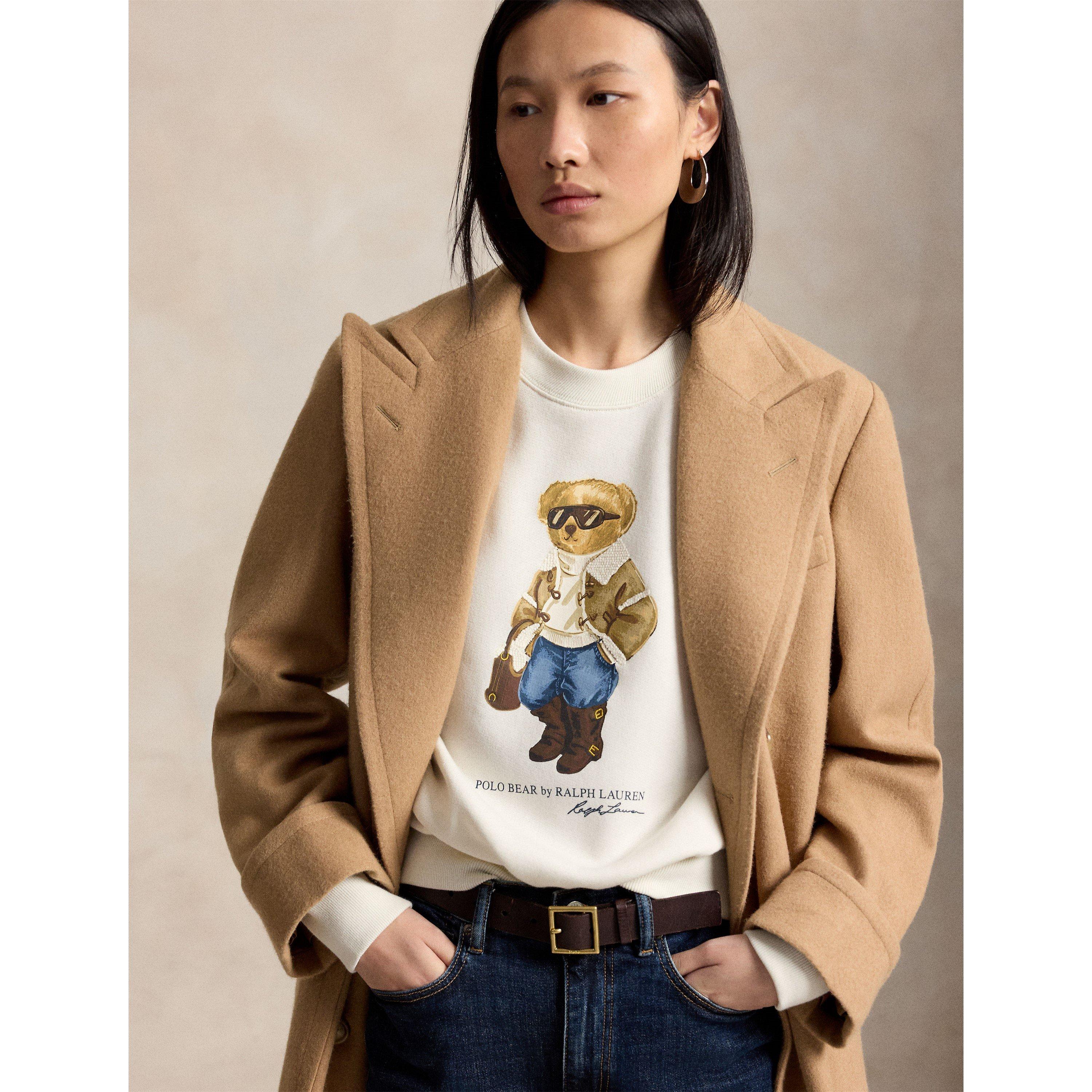 AntiqueCream - Polo Ralph Lauren - Women's Bear Crew Sweatshirt - 5