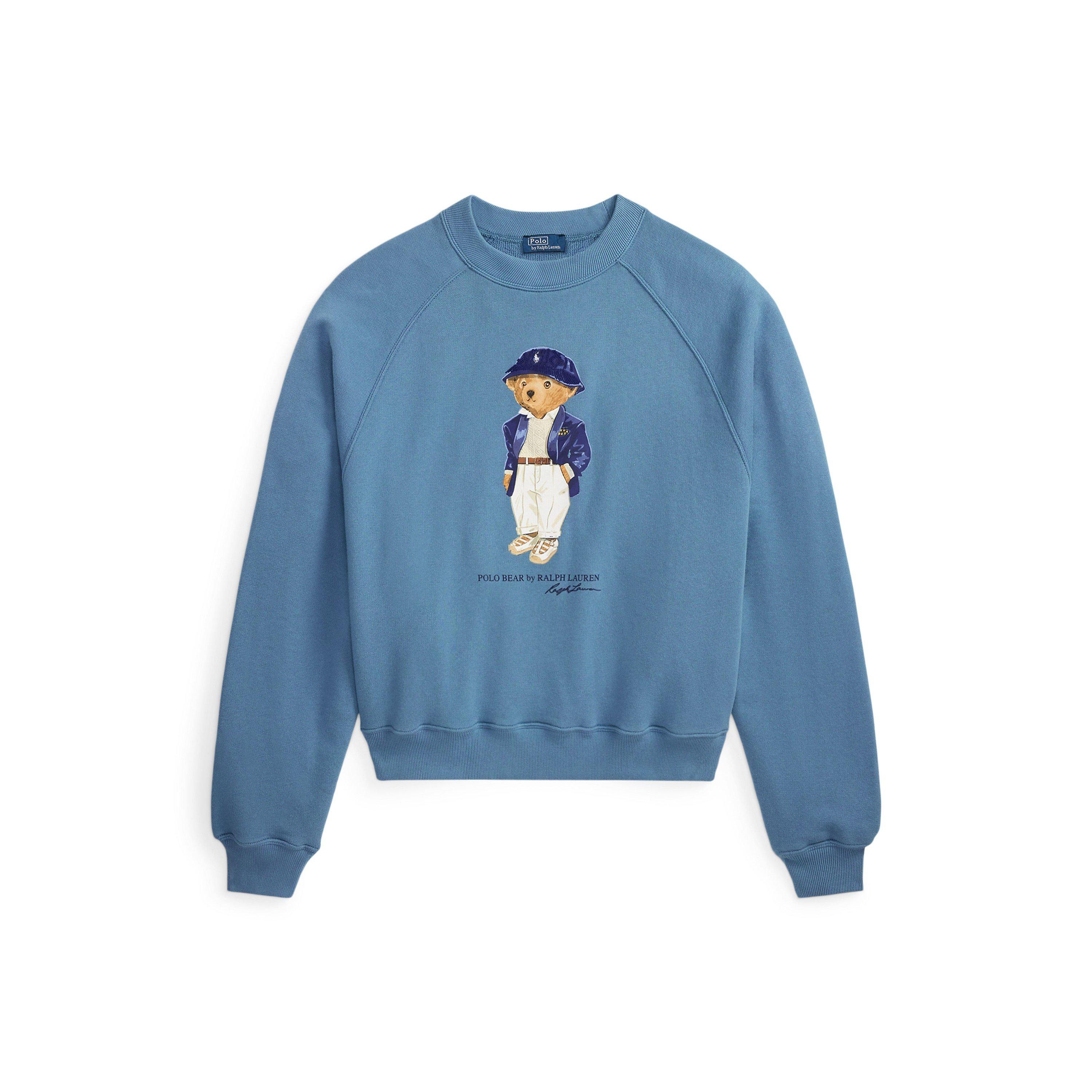 Camp Blue - Polo Ralph Lauren - Women's Bear Crew Sweatshirt - 1