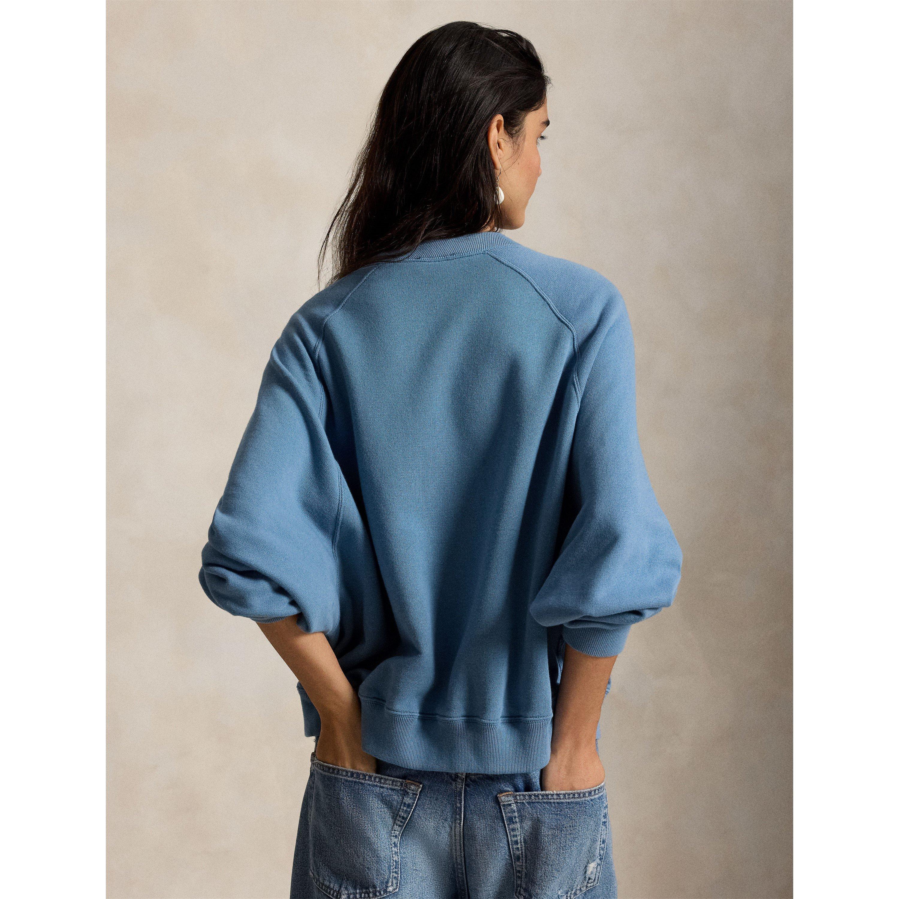 Camp Blue - Polo Ralph Lauren - Women's Bear Crew Sweatshirt - 4
