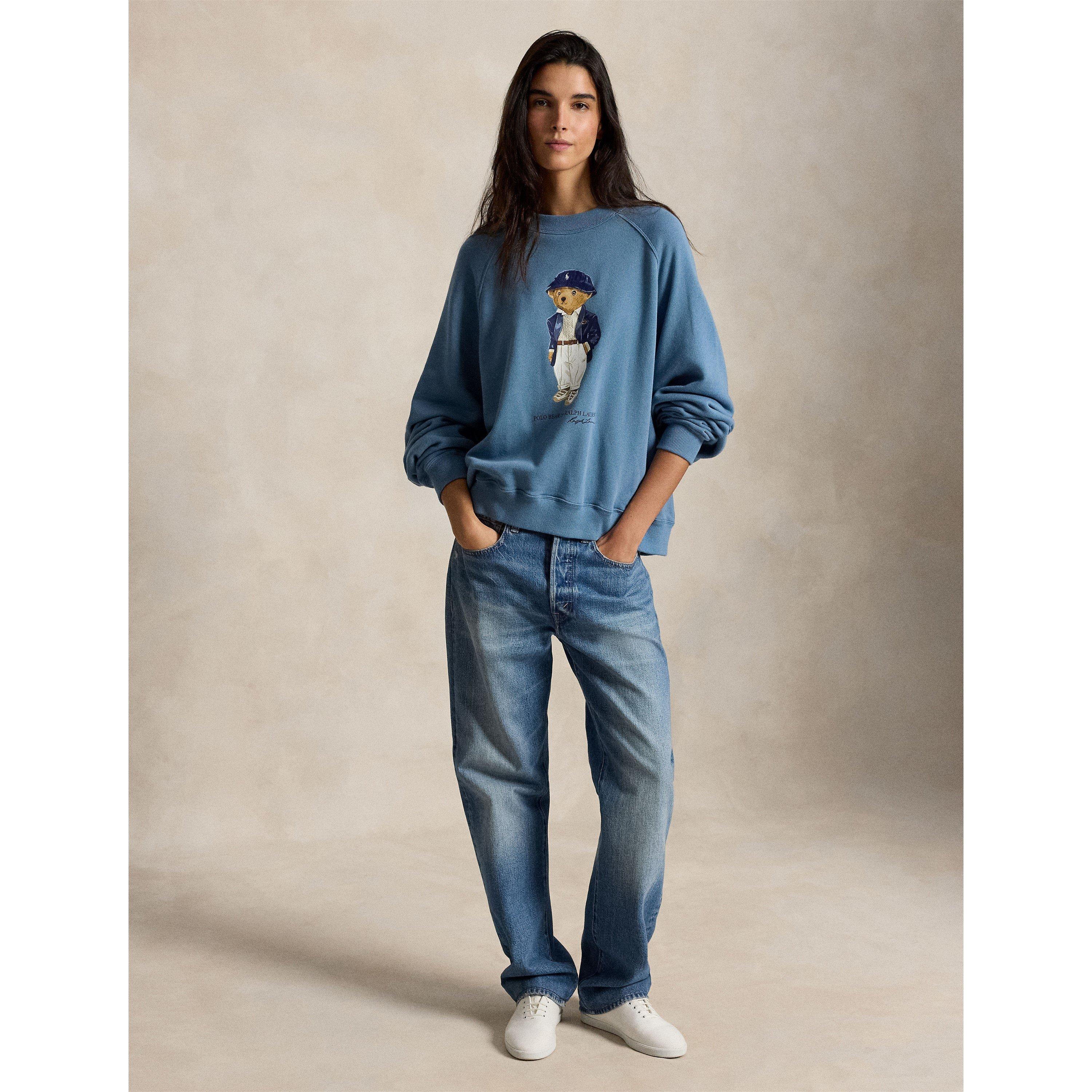 Camp Blue - Polo Ralph Lauren - Women's Bear Crew Sweatshirt - 6