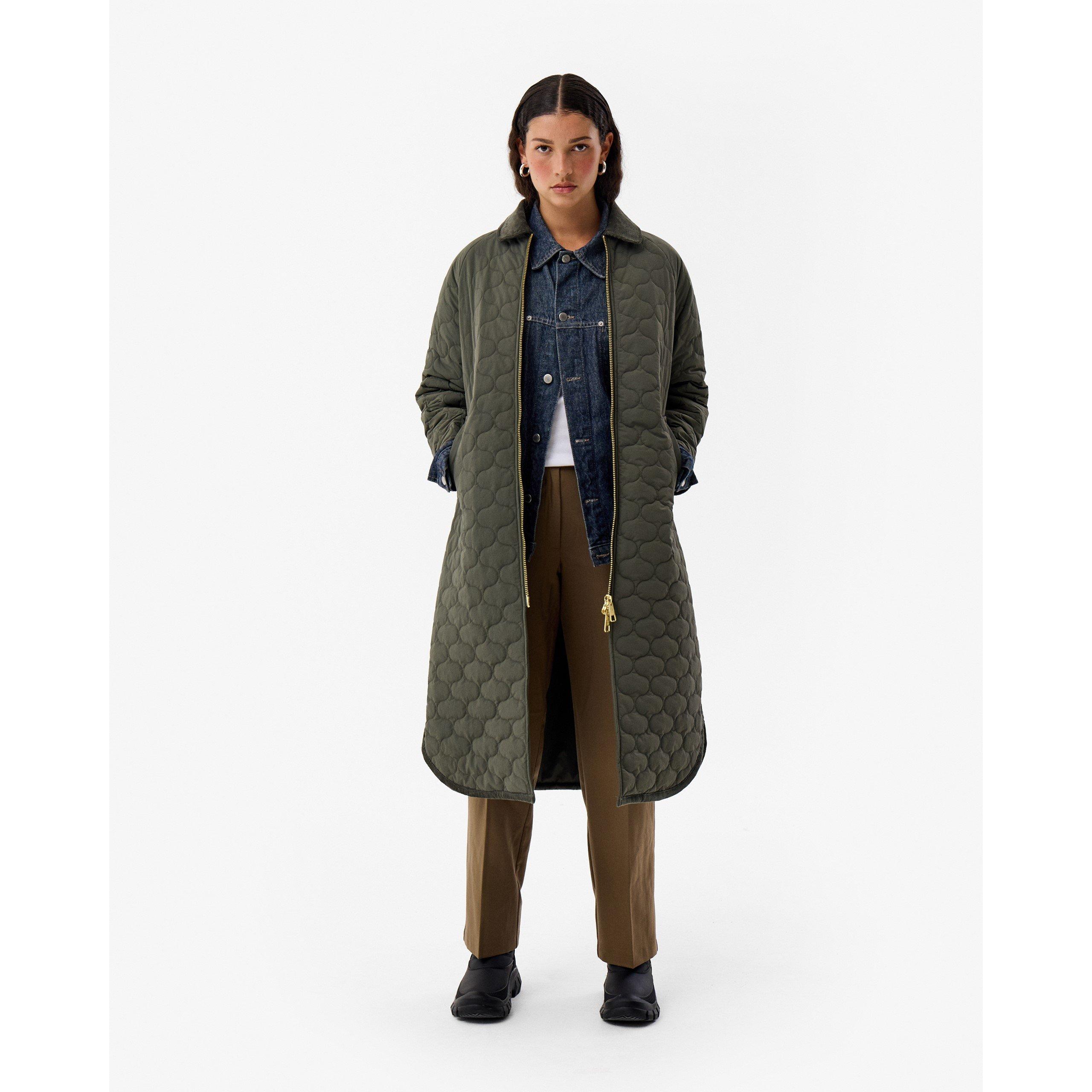 Hunter Women's Green Fionn Lng Quilted Jacket in Size 8, Sports Direct - Image 2