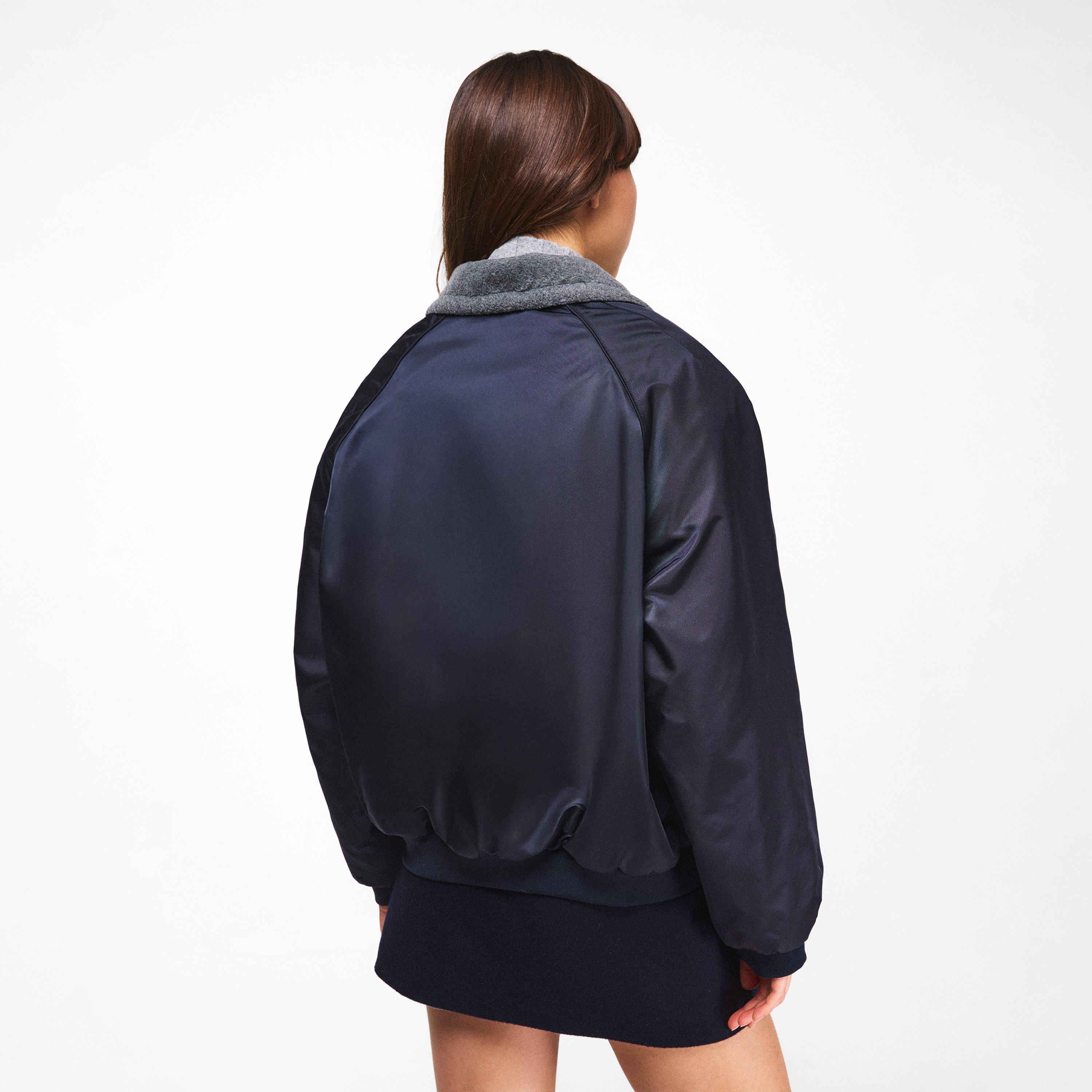 Bleu - Miu Miu - Women's Reversible Windbreaker - 4
