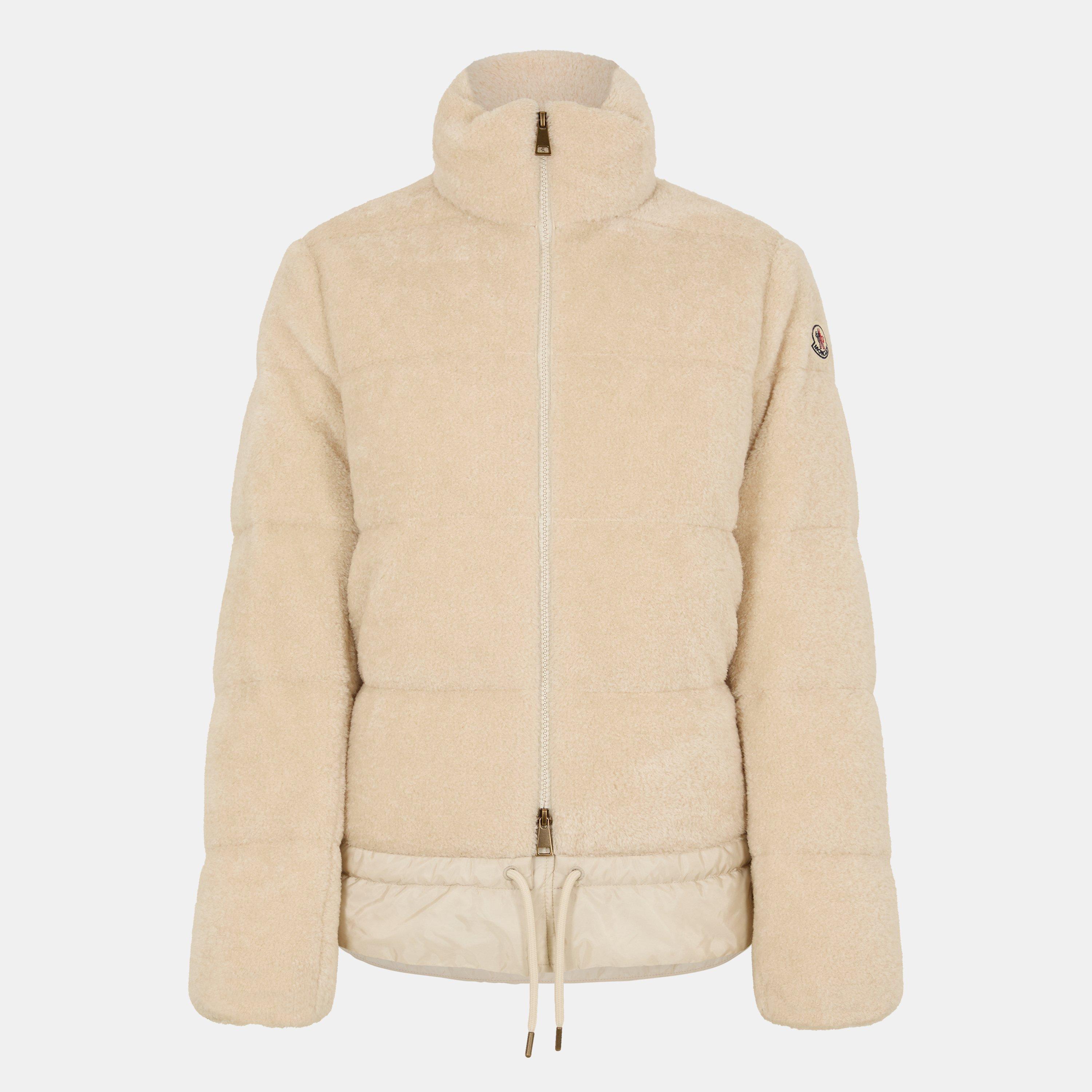 Moncler Women's Cedre Teddy Coat - Cream 050 - Size 12 (M)