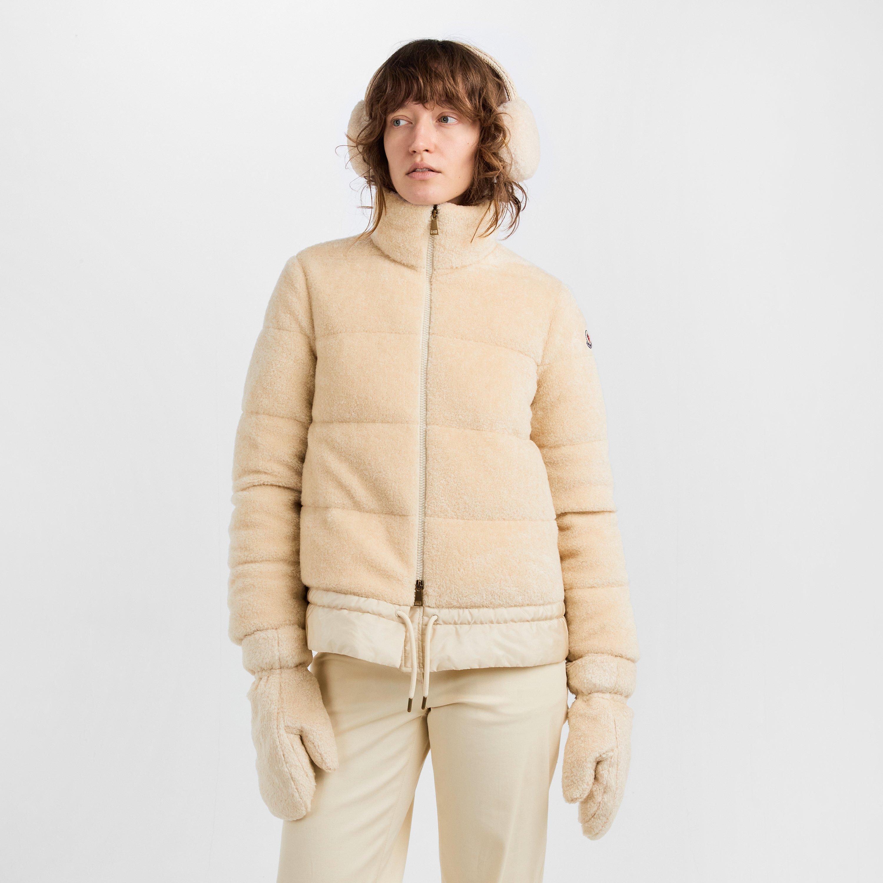 Cream 050 - Moncler - Women's Cedre Teddy Coat - 3