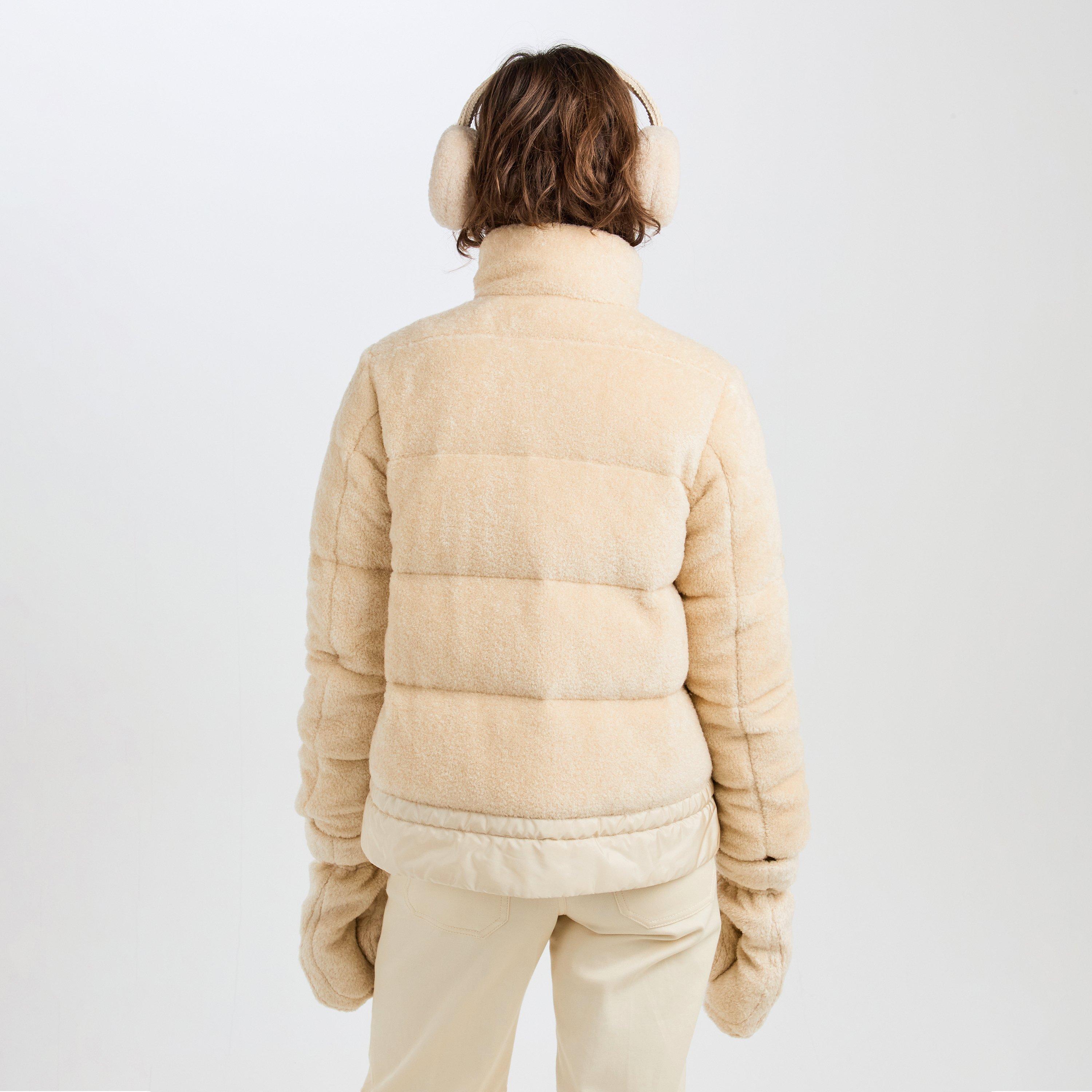 Cream 050 - Moncler - Women's Cedre Teddy Coat - 4